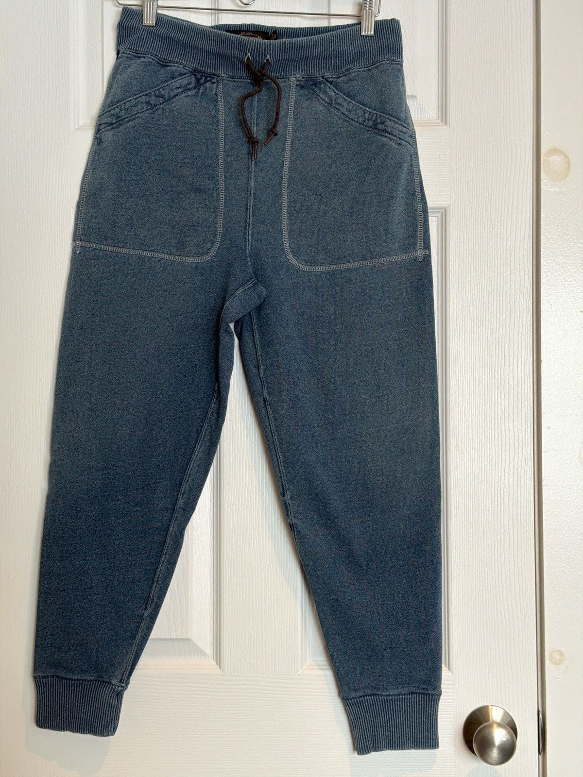 RRL Ralph Lauren RRL Indigo French Terry Sweatpant Size US 29 - 1 Thumbnail