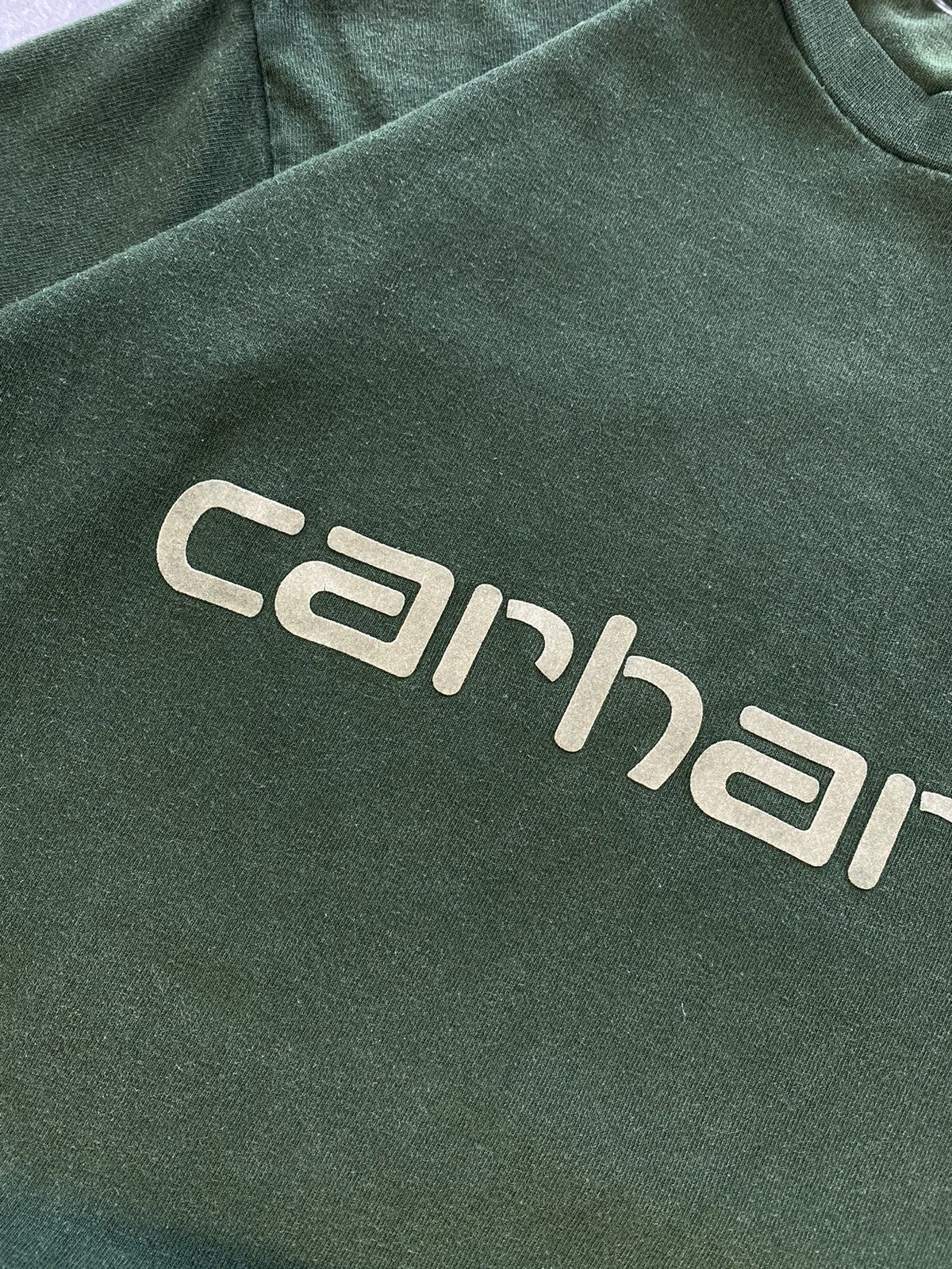 Carhartt × Vintage Vintage Y2K Carhartt Big Centre Logo Shirt 90s Khaki Size S Size US S / EU 44-46 / 1 - 4 Thumbnail