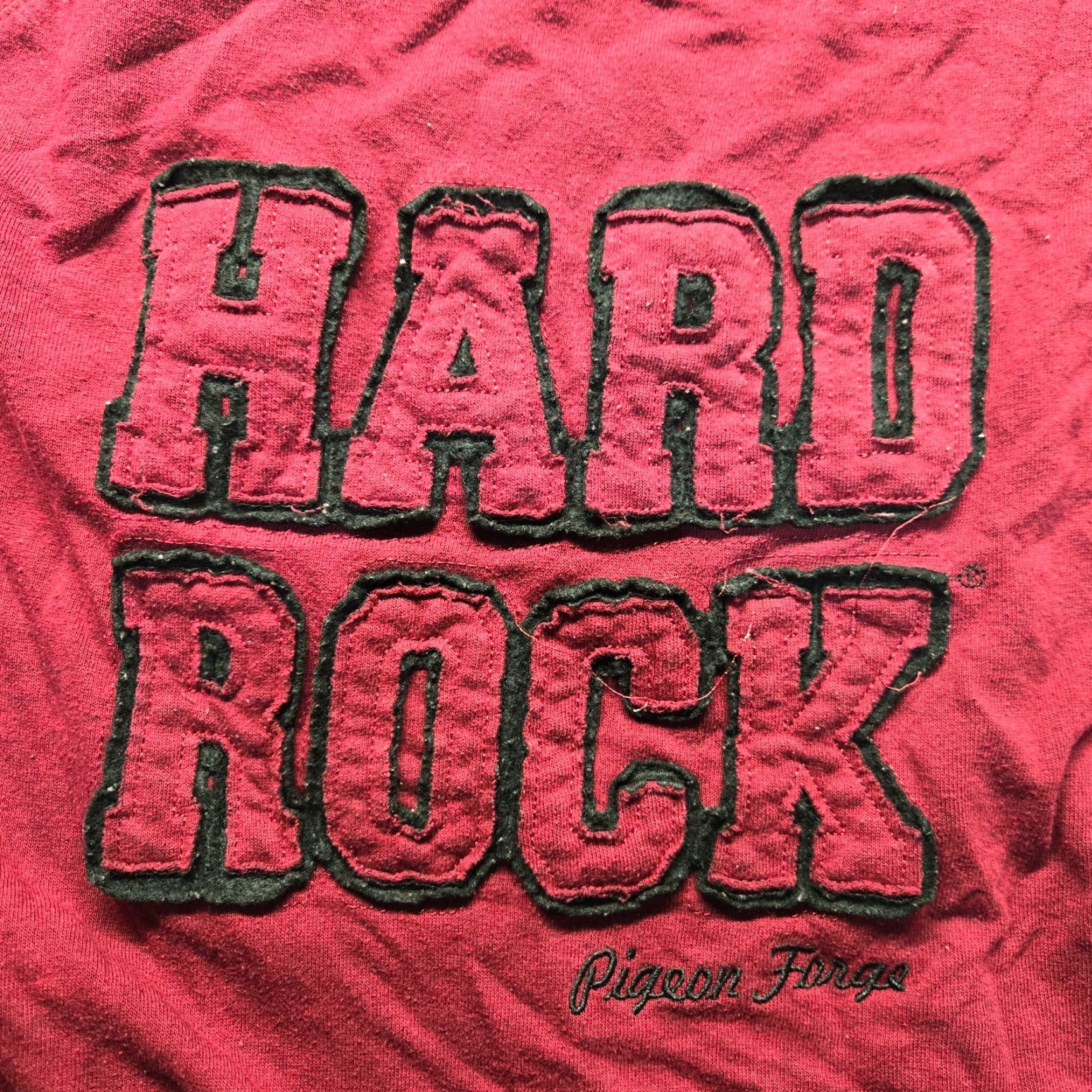 Hard Rock Cafe Hard Rock Cafe Sweater Shirt Women 2XL Red Logo Pockets All Seasons Hooded Pullover Casual Knit Cotton Blend Size XXL / US 16-18 / IT 52-54 - 2 Thumbnail