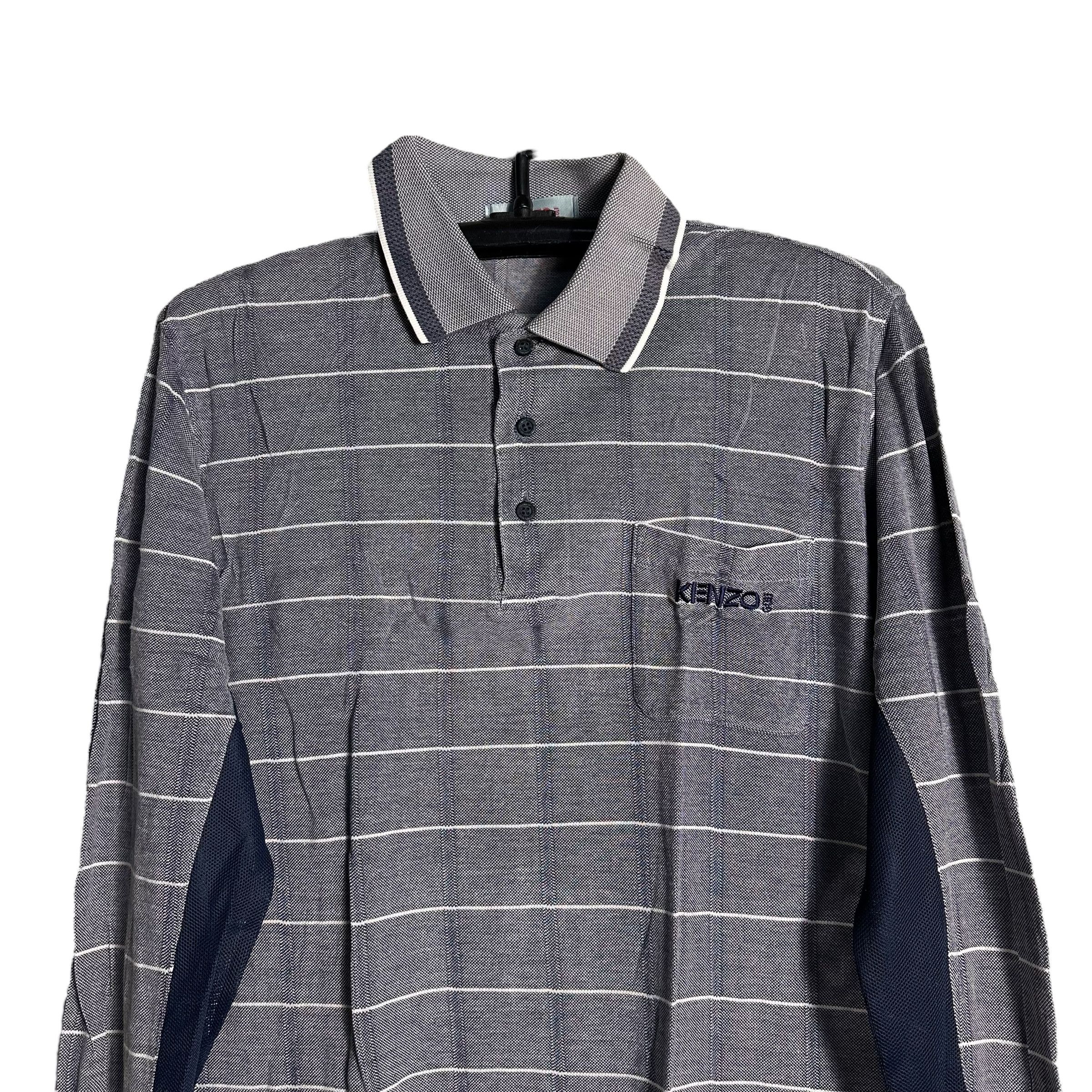 Japanese Brand × Kenzo × Vintage 🔥RARE🔥Vintage Kenzo Golf OVP L/S Polo Shirt Made in Japan Size US L / EU 52-54 / 3 - 2 Thumbnail