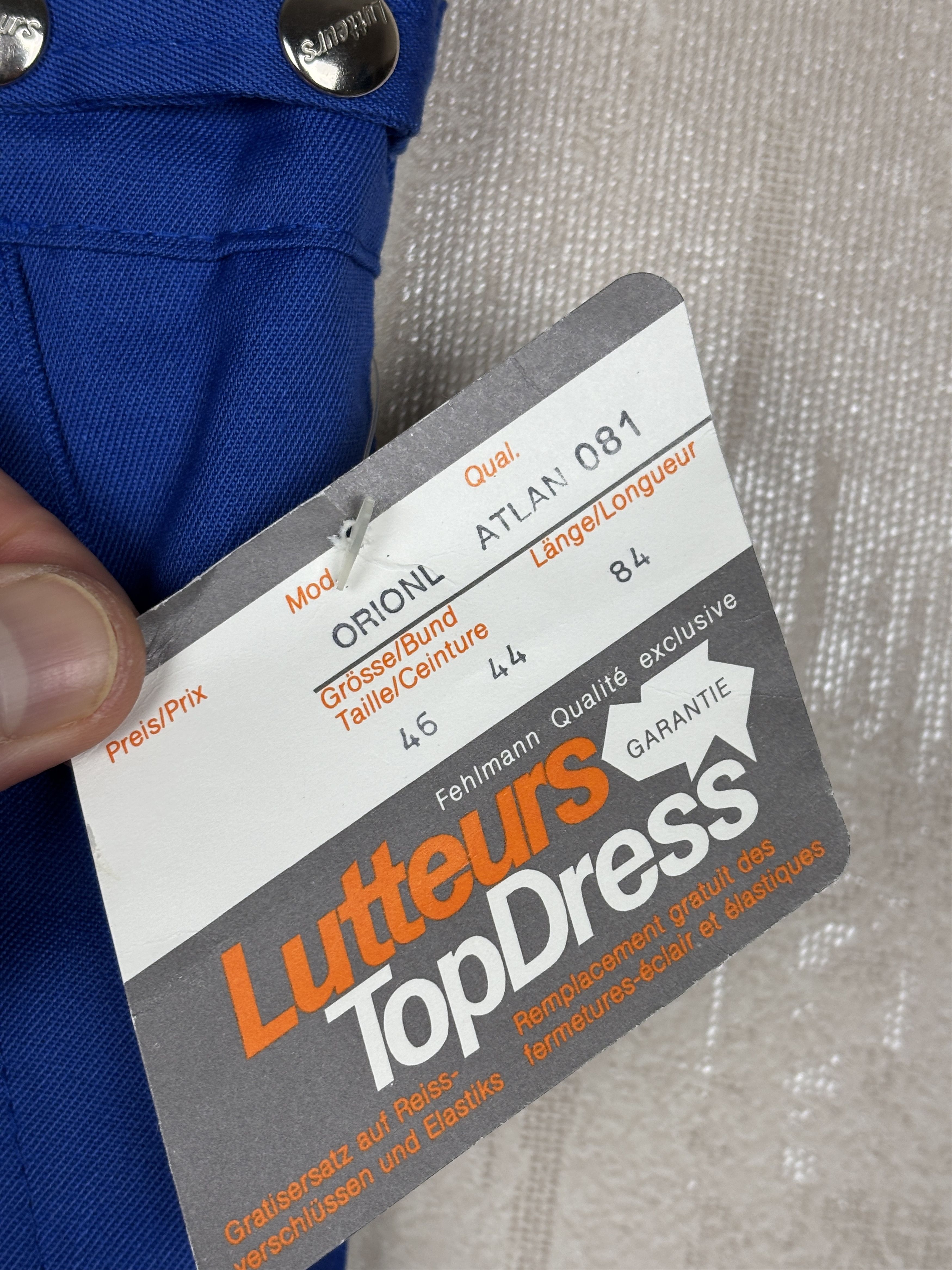 Vintage Lutteurs TopDress Workwear French Fatigue Pants Size US 32 / EU 48 - 11 Thumbnail