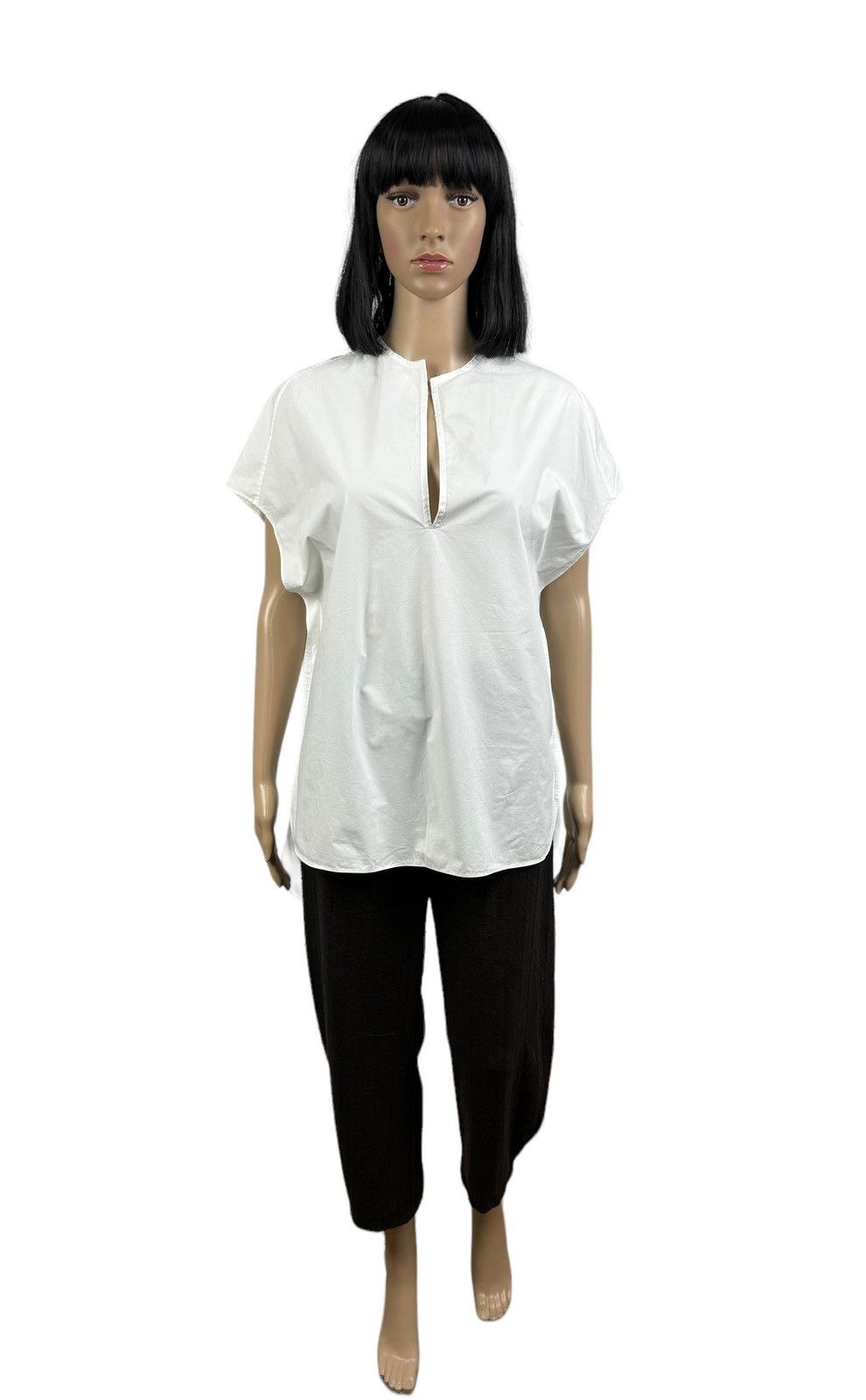 Joseph Joseph Cotton White Tank-Top V-Neck size 38 Size XS / US 0-2 / IT 36-38 - 2 Thumbnail