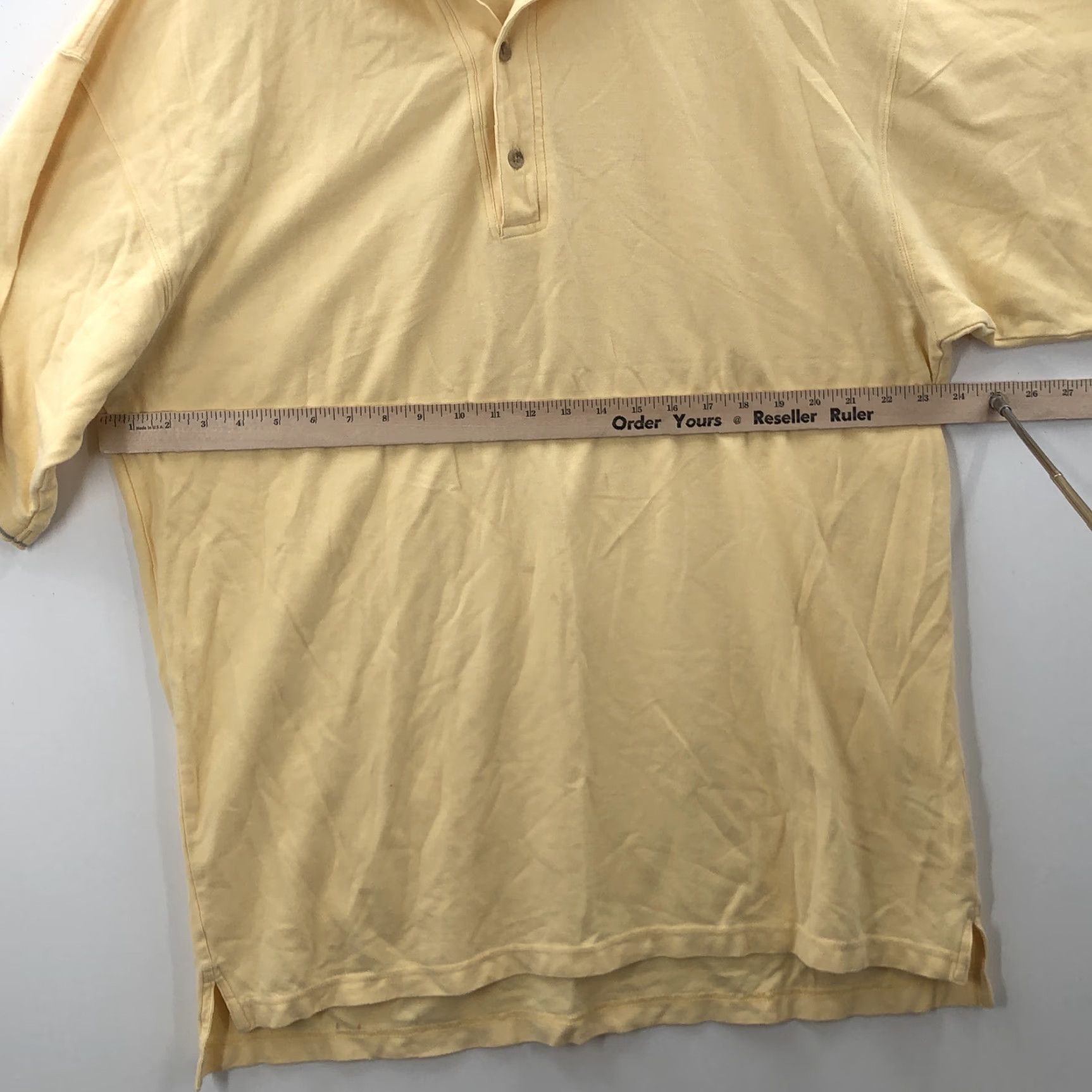 Vintage VINTAGE Columbia Golf Polo Shirt Mens XL Short Sleeve Activewear Breathable Collared Sports Yellow Size US XL / EU 56 / 4 - 2 Thumbnail