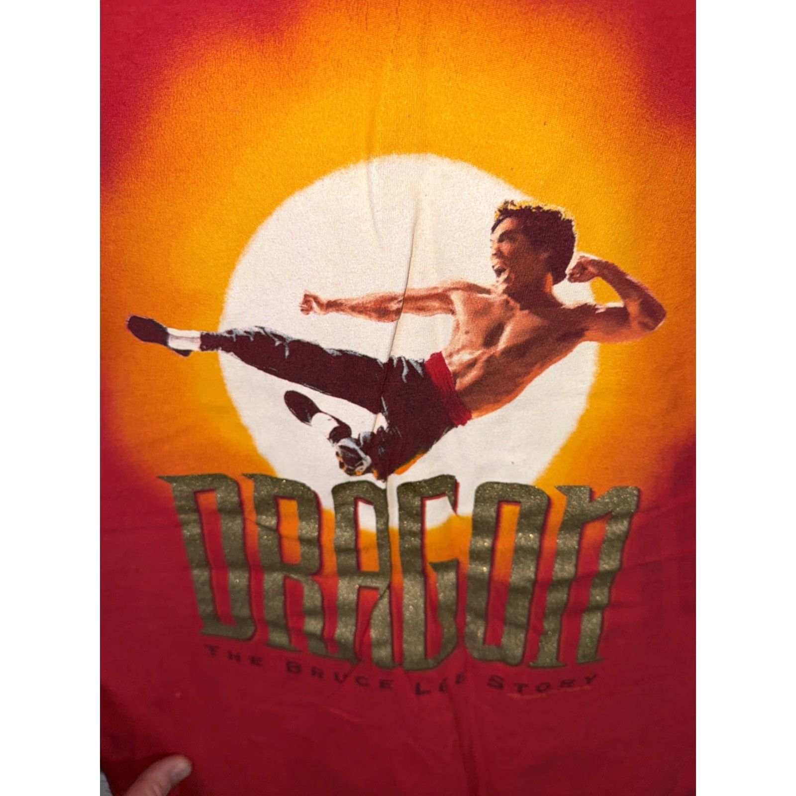 Hanes VTG Dragon The Bruce Lee Story Movie T Shirt M USA SINGLE STITCH Men's Size US M / EU 48-50 / 2 - 5 Thumbnail