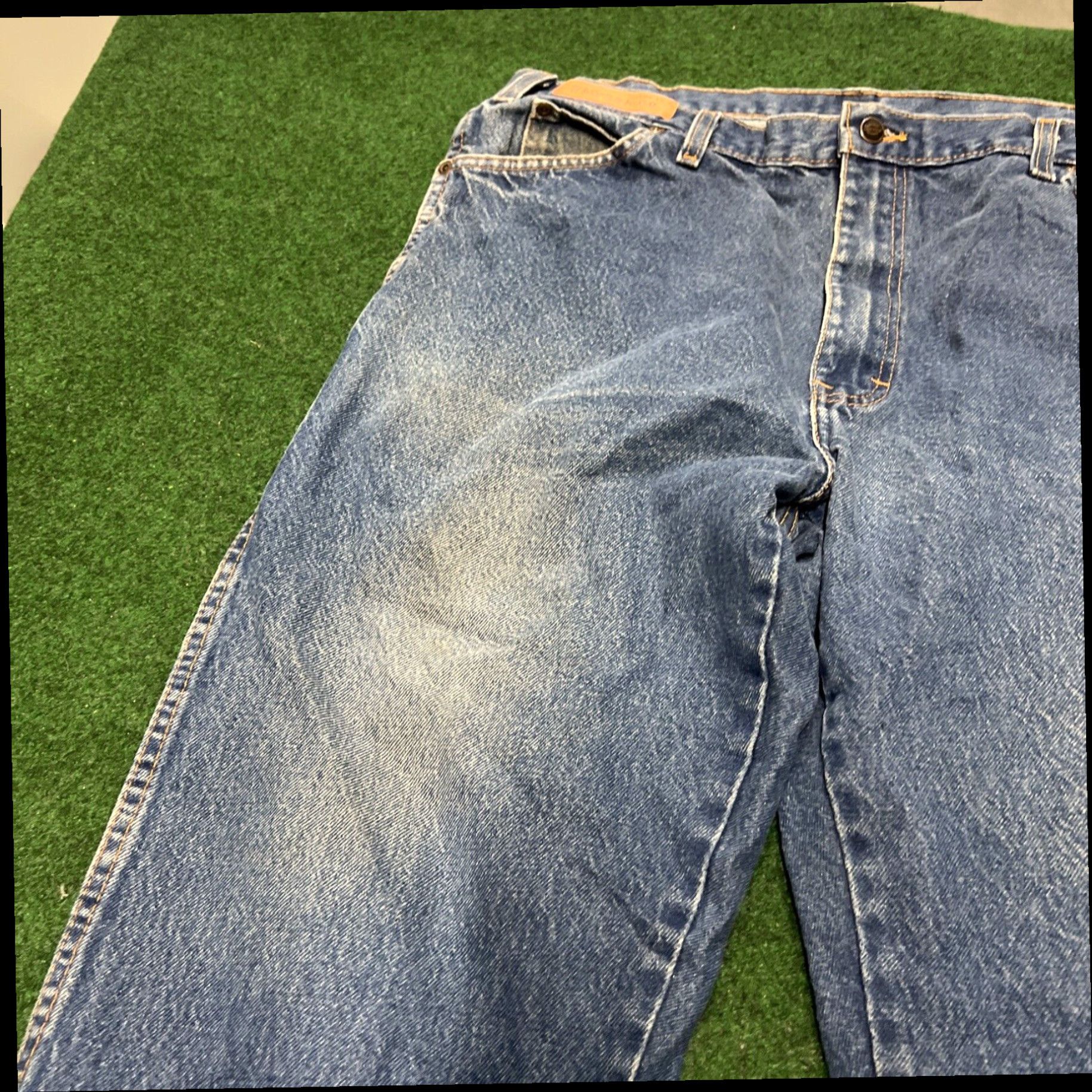 Dickies Dickies Jeans Mens 40x30 Blue Denim Straight Leg Cotton Workwear Size US 40 / EU 56 - 6 Thumbnail