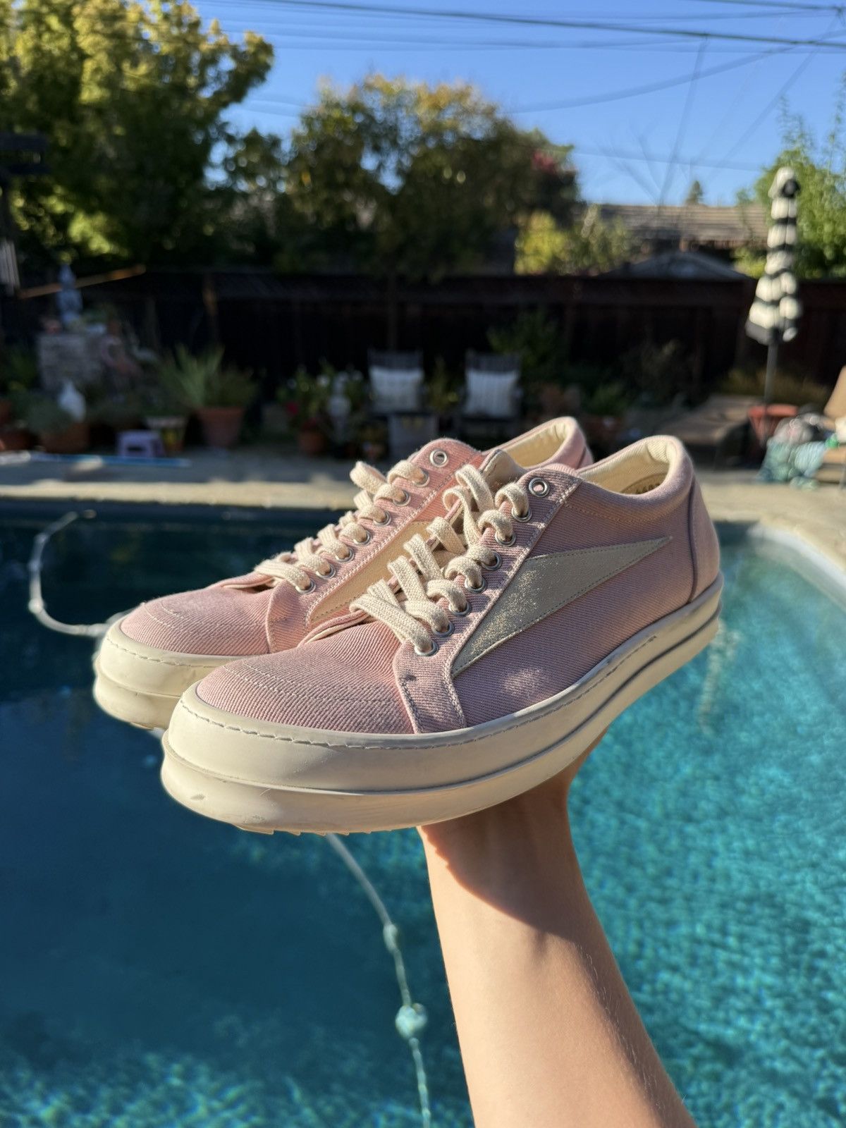 Rick Owens Rick Owens Low Pink Vintage Sneakers | Grailed