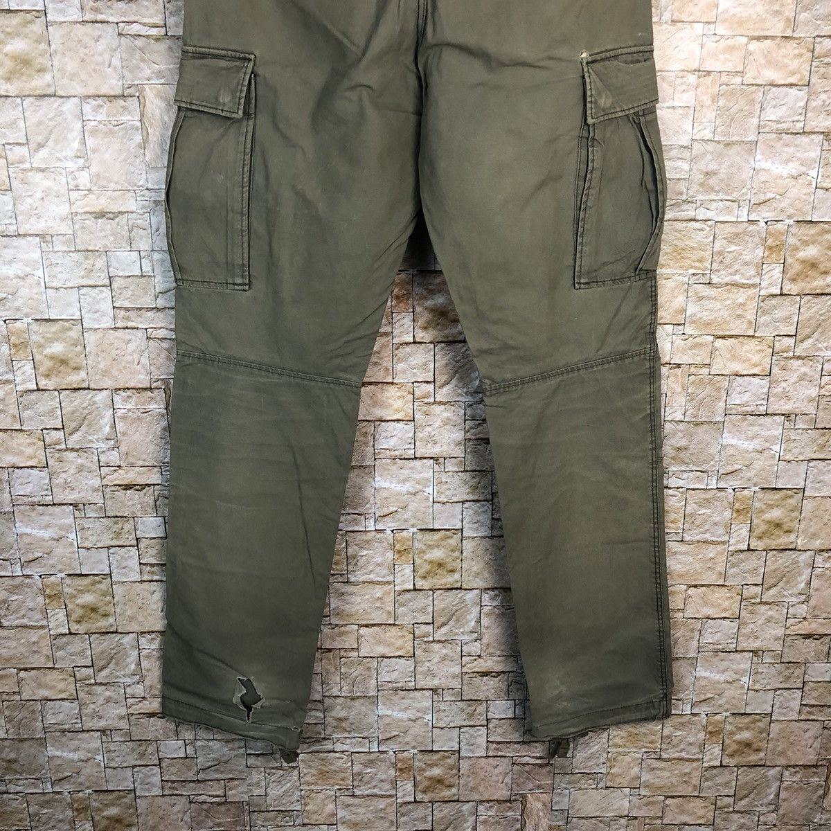 Japanese Brand H&M Green Cargo Multipocket Pants #A601 Size US 29 - 18 Thumbnail