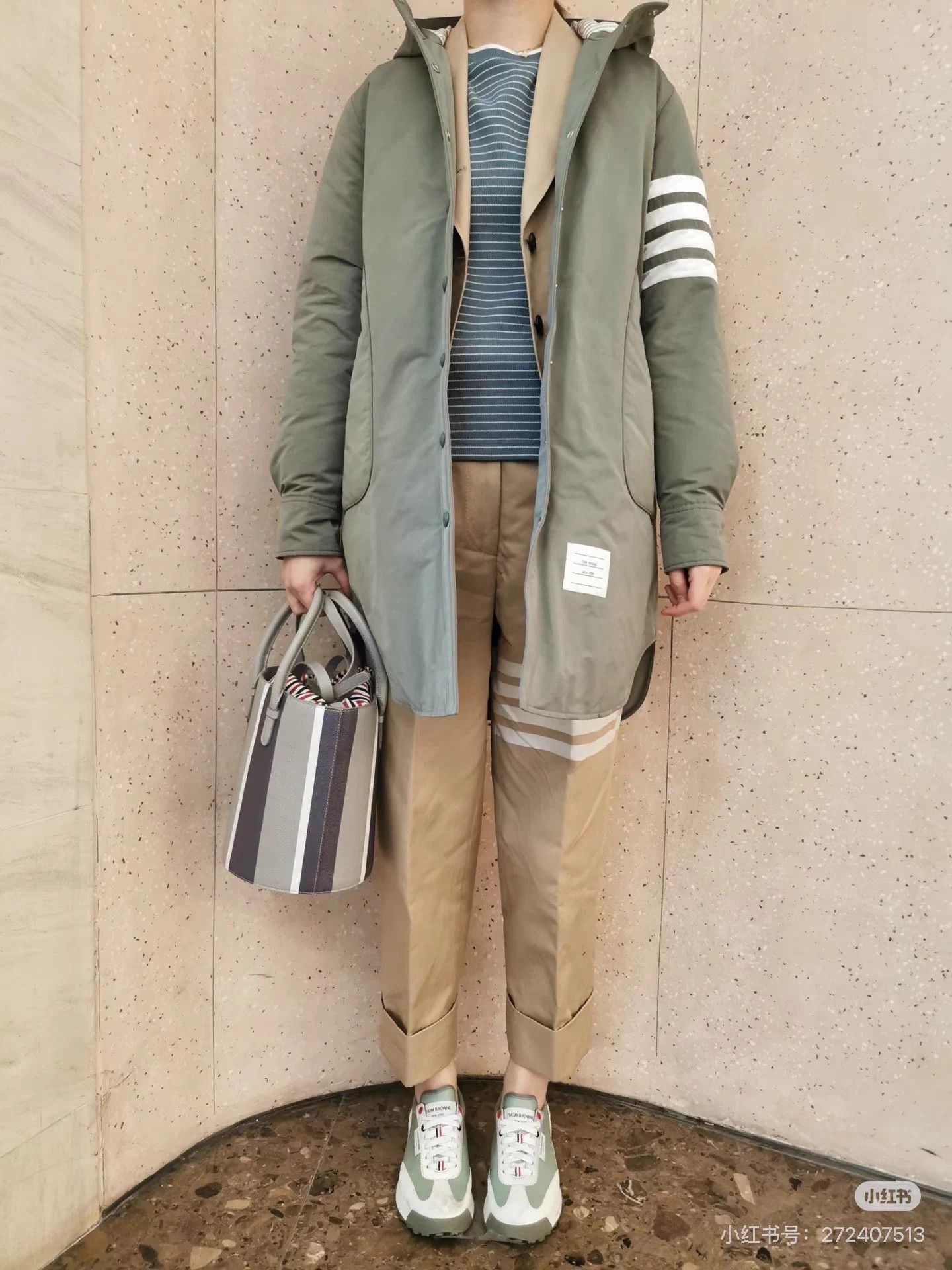 Thom Browne Thom Browne Grey Sage Down Jacket 42 Size M / US 6-8 / IT 42-44 - 9 Thumbnail