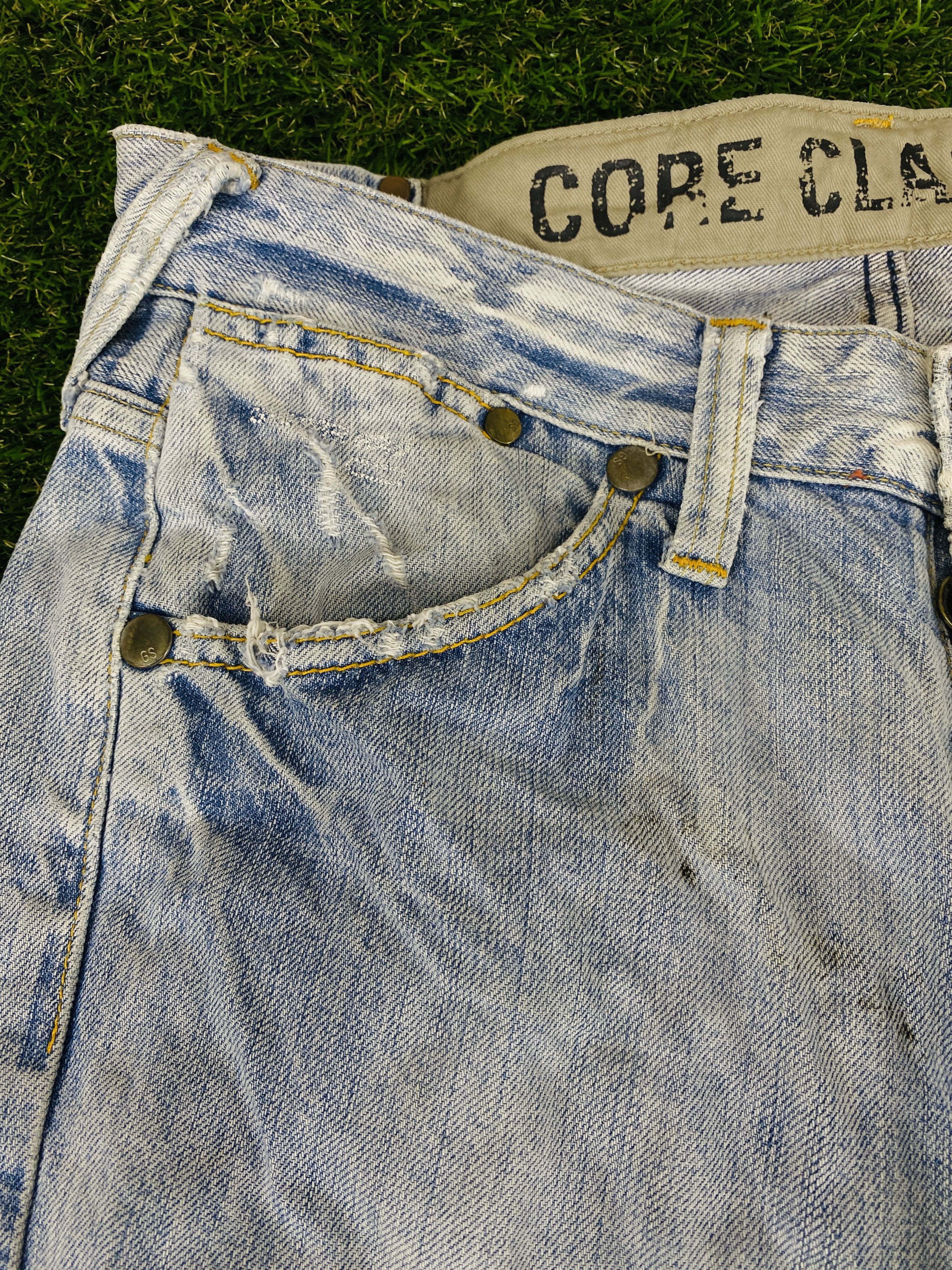 G-Star G Star Raw Distressed Jeans (P026) Size US 32 / EU 48 - 6 Thumbnail