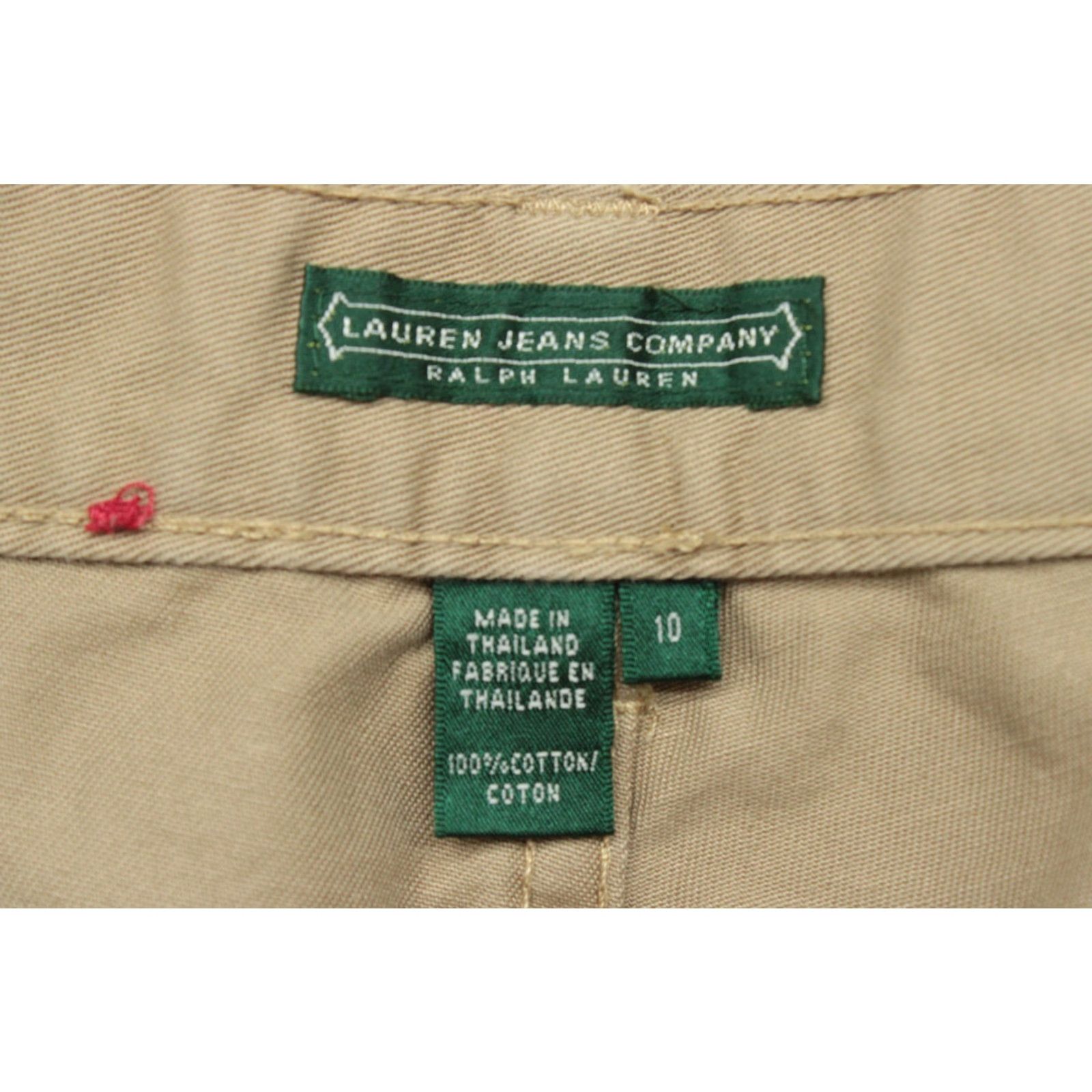 Ralph Lauren Lauren Ralph Lauren Pants Beige Size 10 Classic Midcalf Cotton Beachy Womens Size 24" / US 00 / IT 34 - 7 Thumbnail