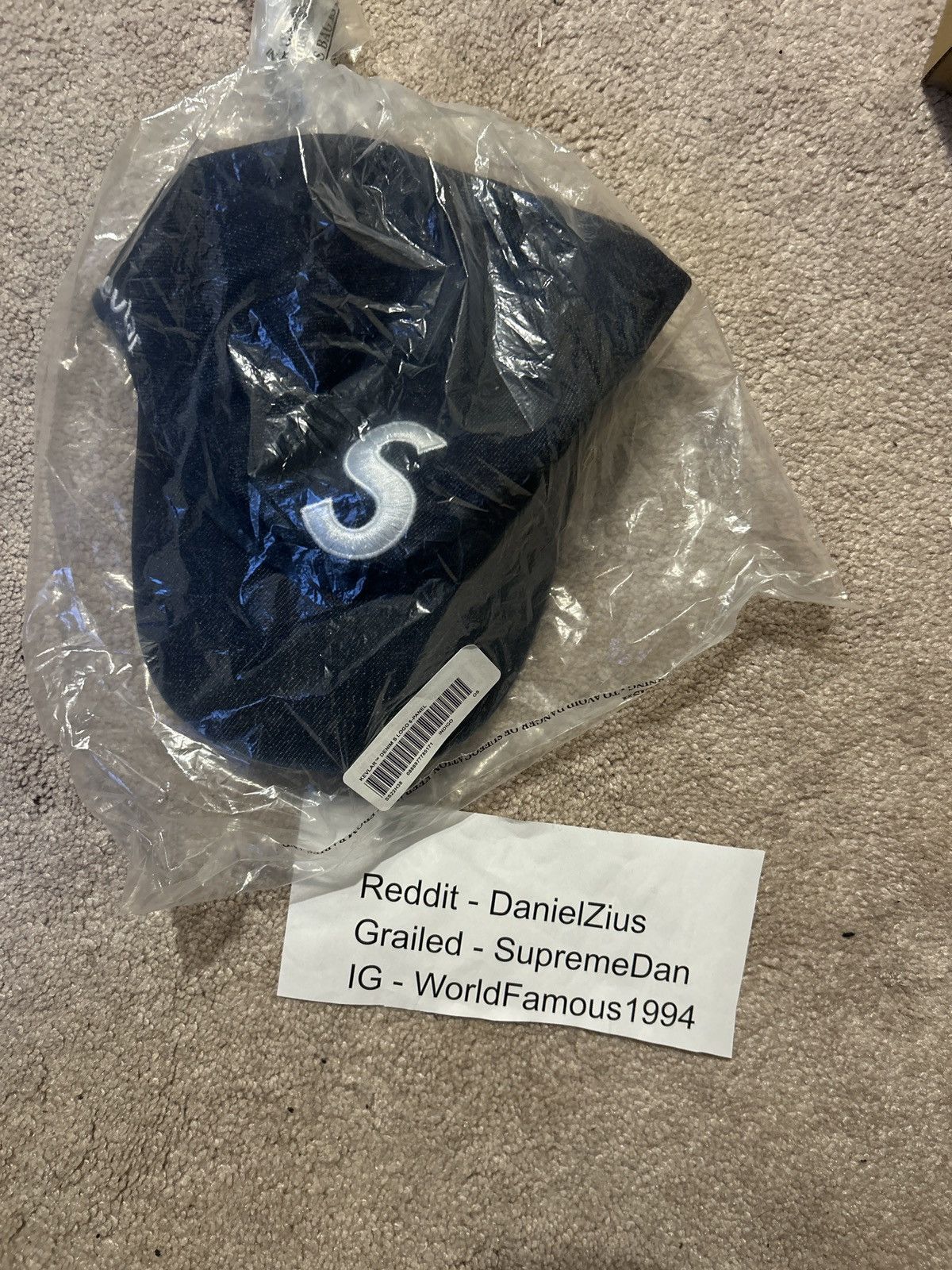 Supreme Supreme x Kevlar Denim S Logo 6-Panel 'Indigo' Size ONE SIZE - 4 Thumbnail