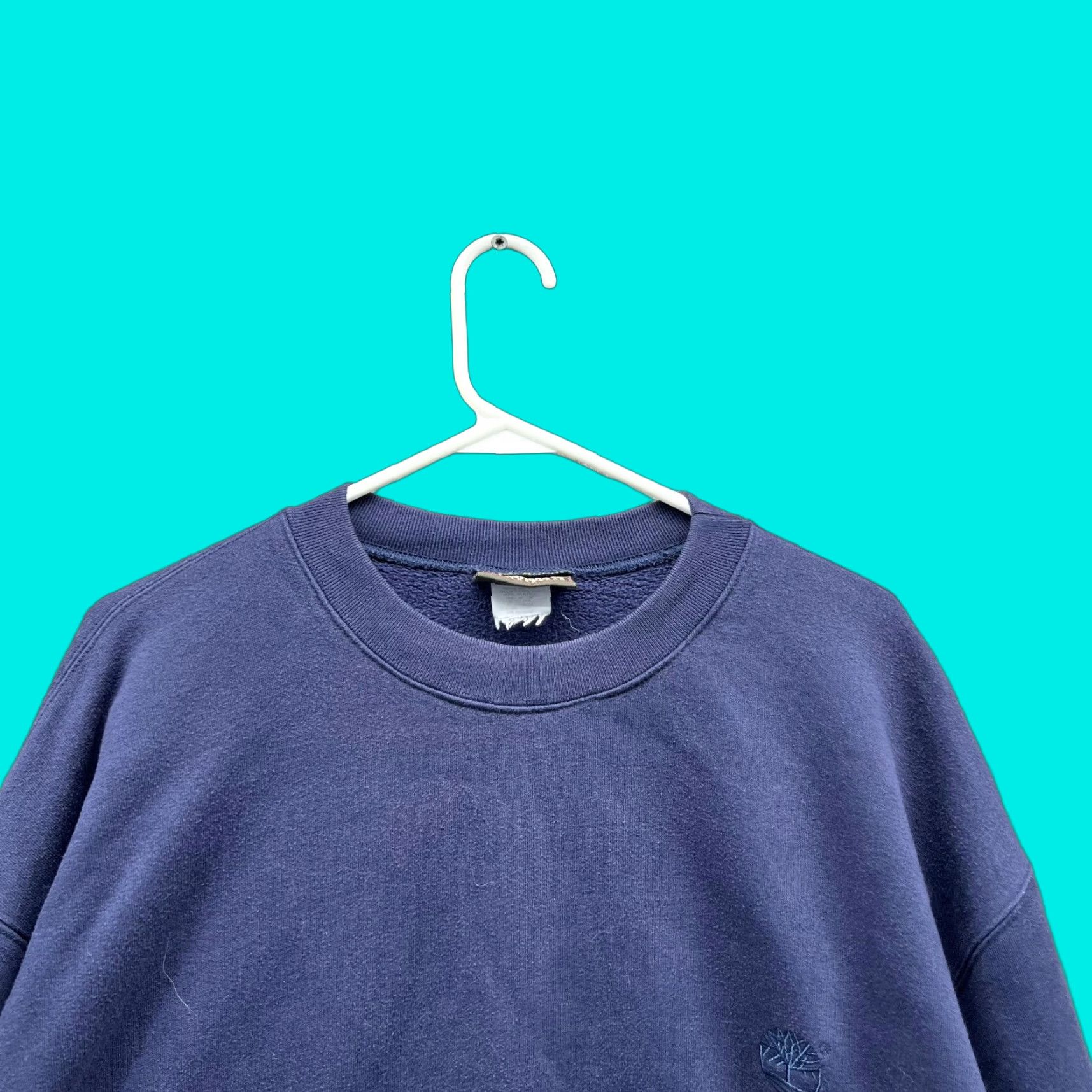 Timberland VINTAGE Timberland Sweater Men Medium Adult Blue Navy Crewneck Pullover Sweatshirt Knit Fleece Logo - Mens Size US M / EU 48-50 / 2 - 1 Thumbnail