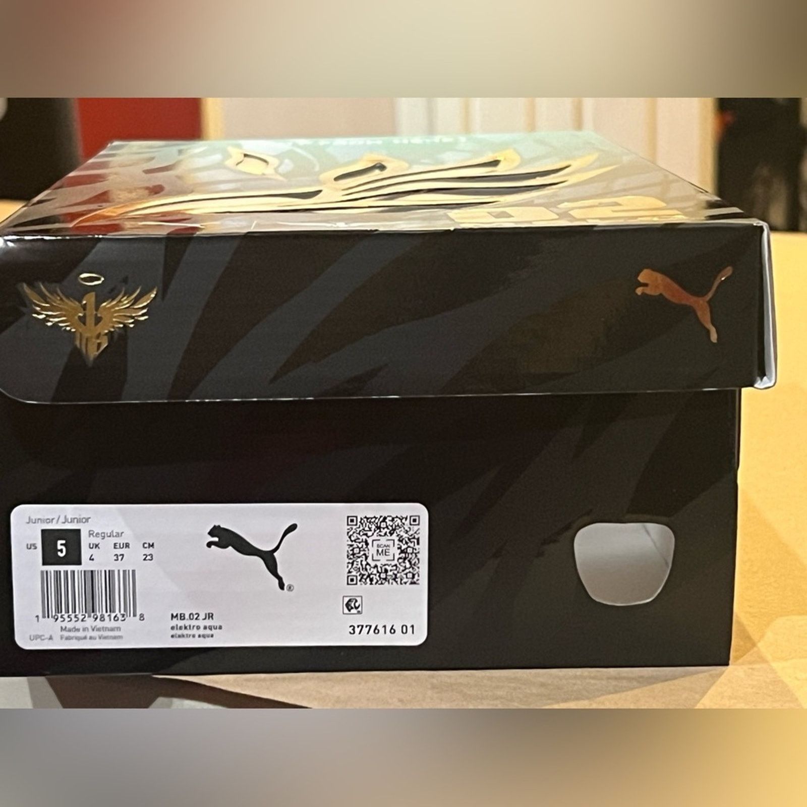 Puma PUMA MB.02 JR Mid Honeycomb (kids) size 5 Elektro Aqua Teal Size US 5 / EU 37 - 11 Thumbnail