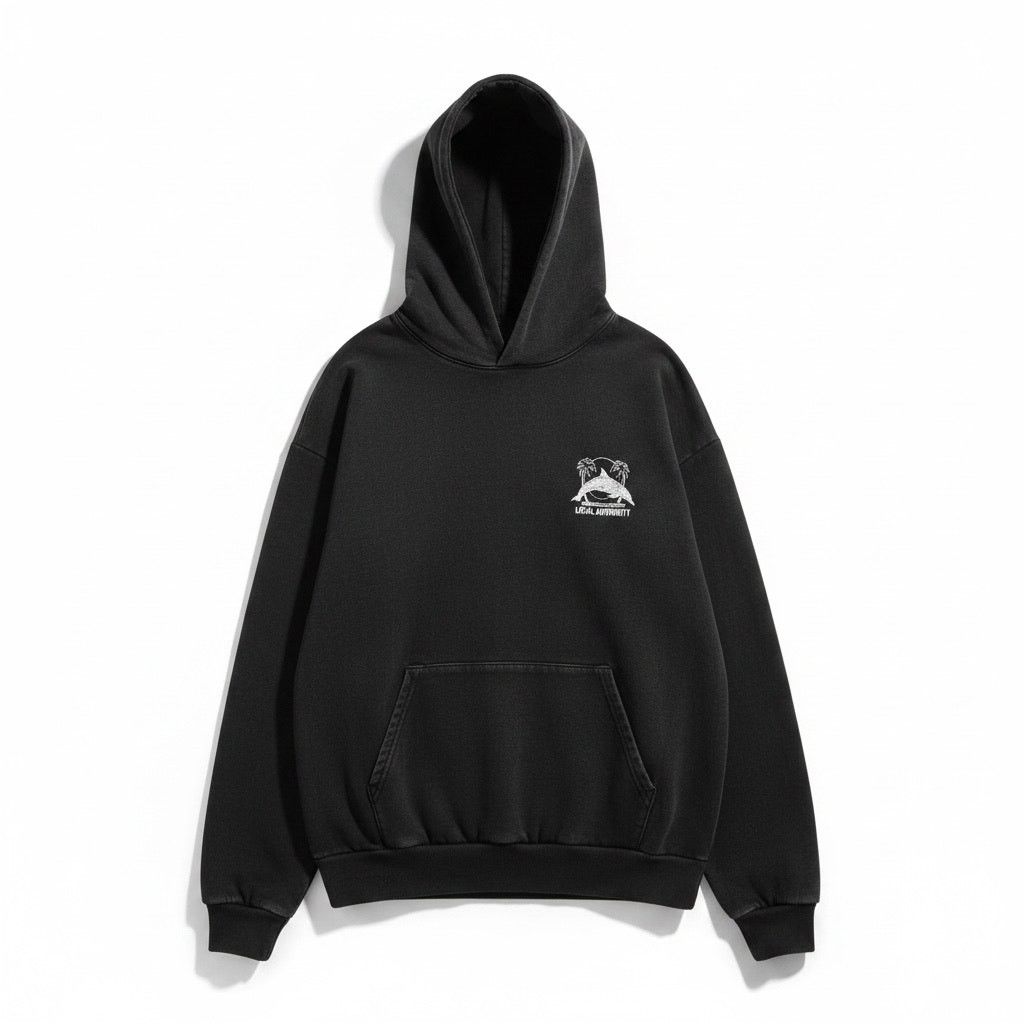 Local Authority Local Authority Mens XXL Malibu Rehab Center Dolphin Hoodie Size US XXL / EU 58 / 5 - 2 Thumbnail