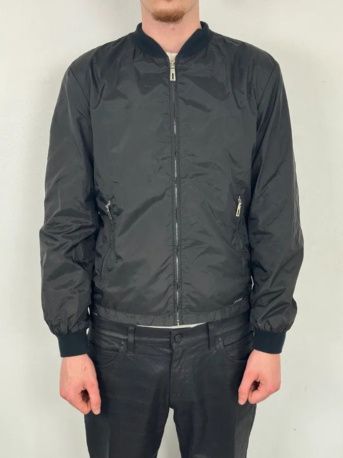 Prada SS2010 Prada Black Nylon Multi Zips Bomber Jacket Size US M / EU 48-50 / 2 - 2 Thumbnail