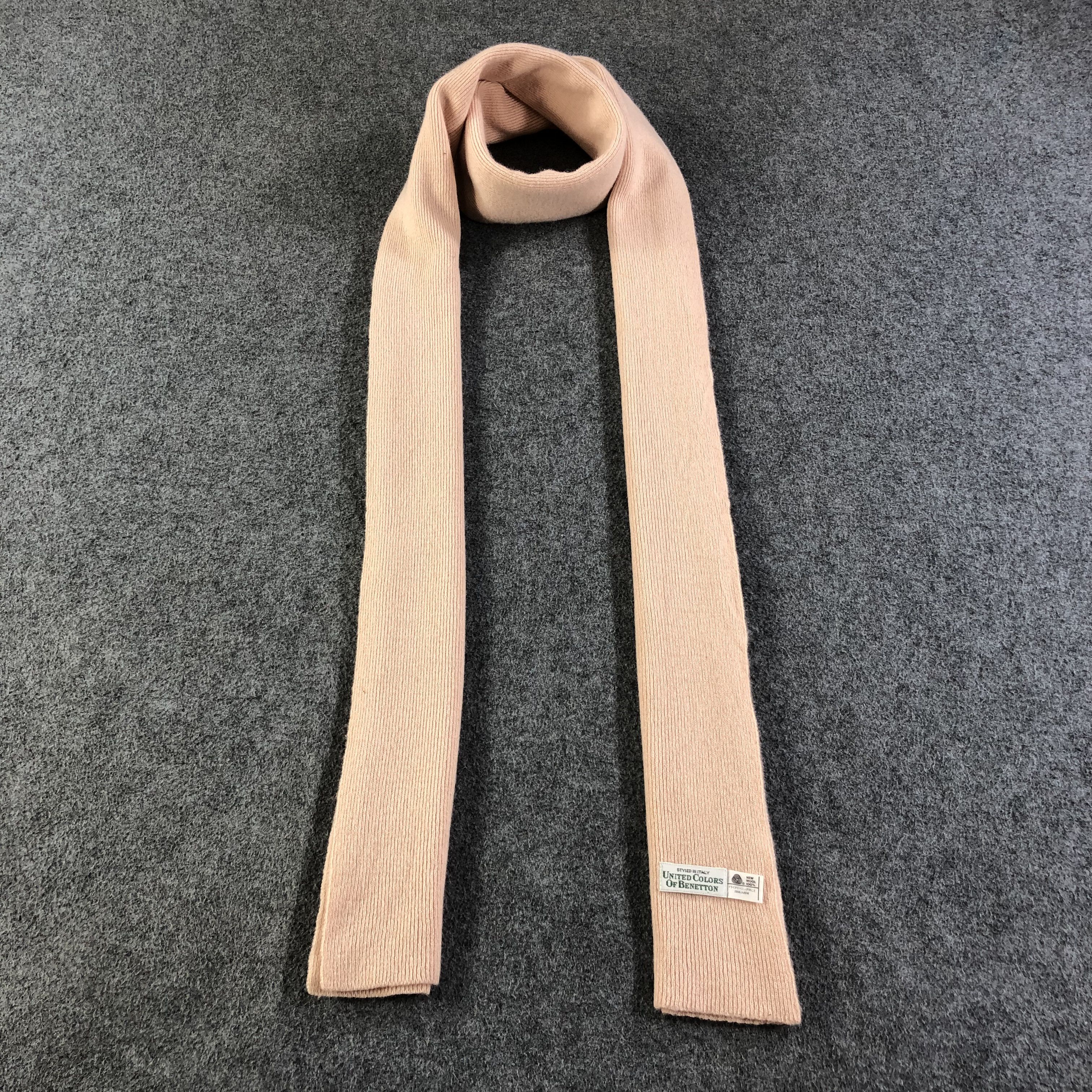 United Colors Of Benetton United Colors of Benetton Wool Scarf Muffler V1221 Size ONE SIZE - 1 Thumbnail