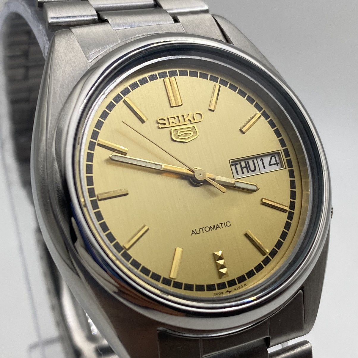 Jewelry Seiko 5 Automatic 7009 Men’s Vintage Watch Size 36 - 6 Thumbnail