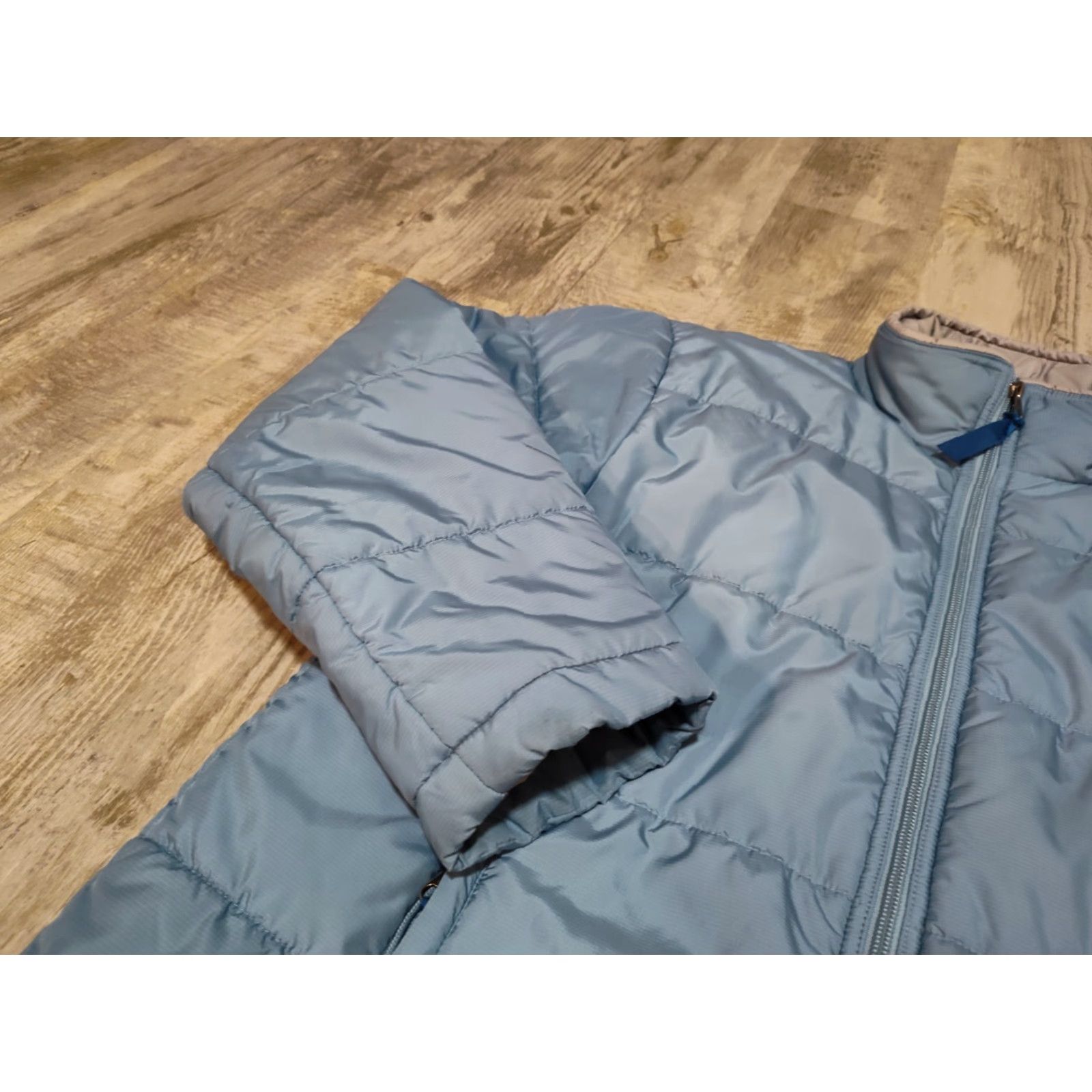 Patagonia Patagonia Vintage Down Full Zip Jacket Women’s Medium Blue Gray Read Size M / US 6-8 / IT 42-44 - 5 Thumbnail