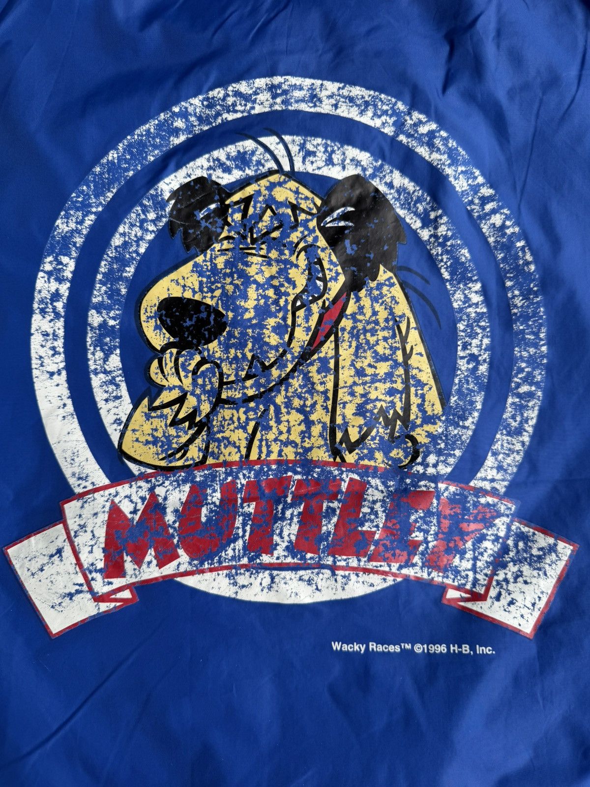 Warner Bros VERY RARE VINTAGE JACKET VARSITY WACKY RACES MUTTLEY MOBIL 1 Size US XL / EU 56 / 4 - 3 Thumbnail