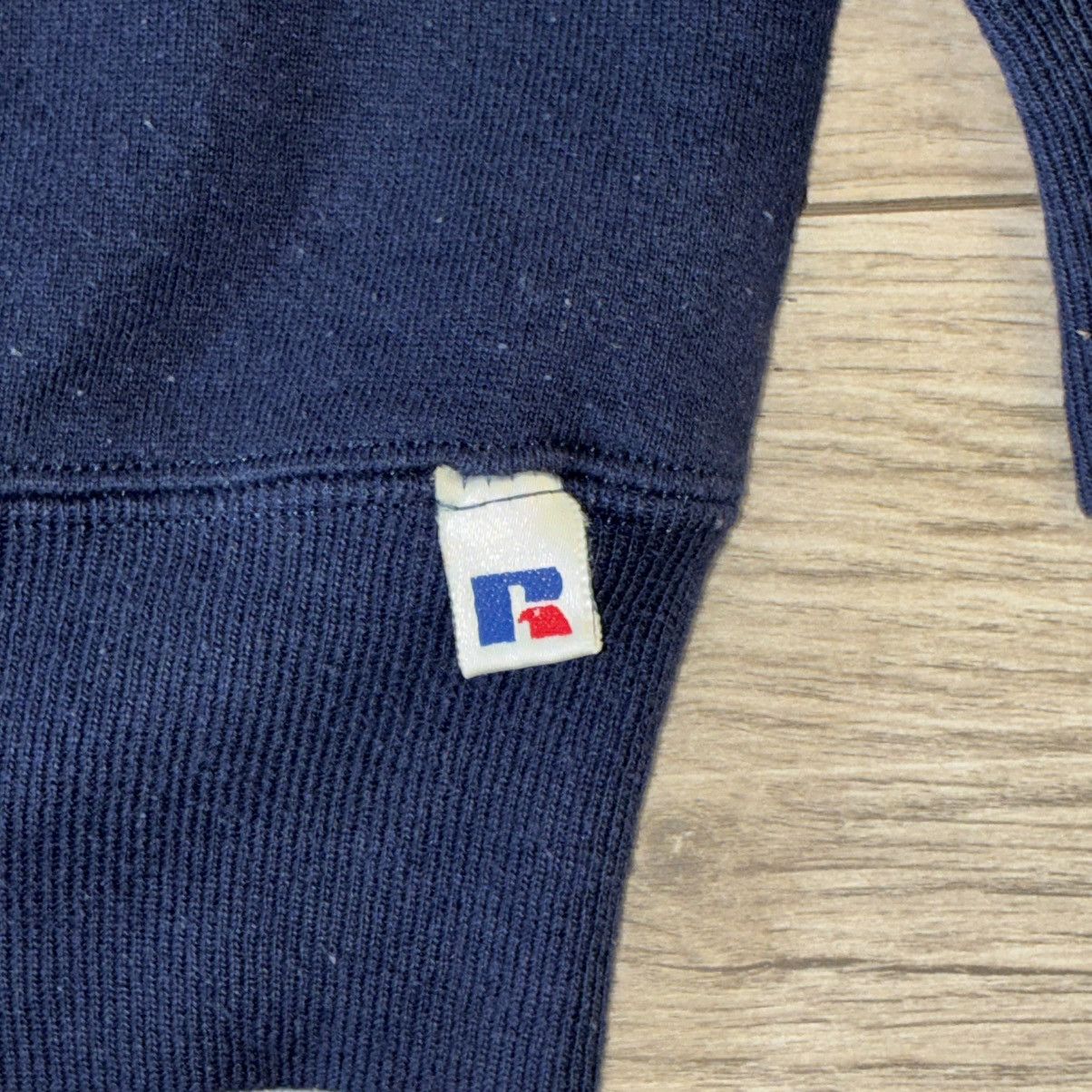 Russell Athletic 90s Russell Athletic navy crewneck sweatshirt Size US L / EU 52-54 / 3 - 3 Thumbnail