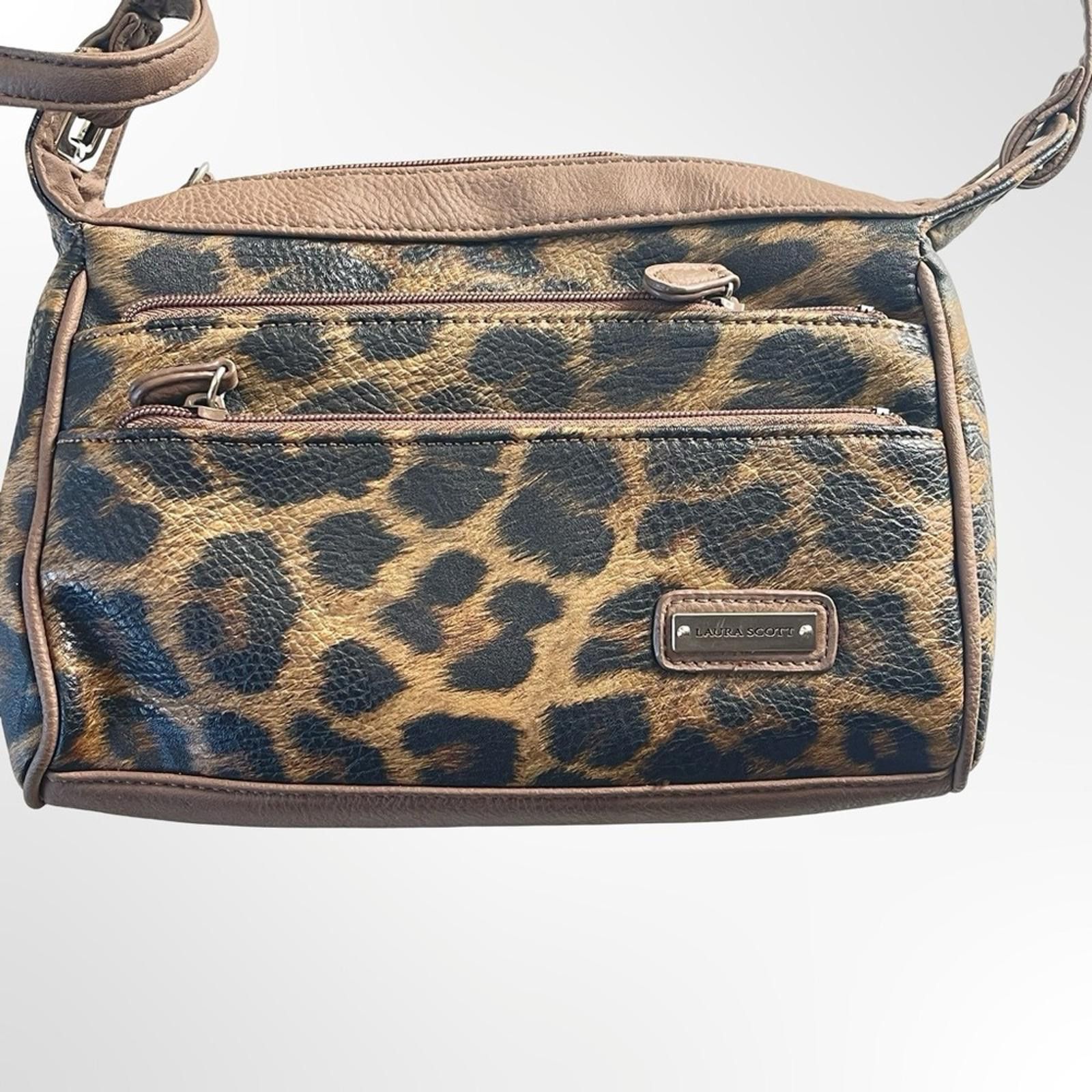 Other Laura Scott Leopard Print Bag in Brown - Classic Crossbody Size ONE SIZE - 3 Thumbnail