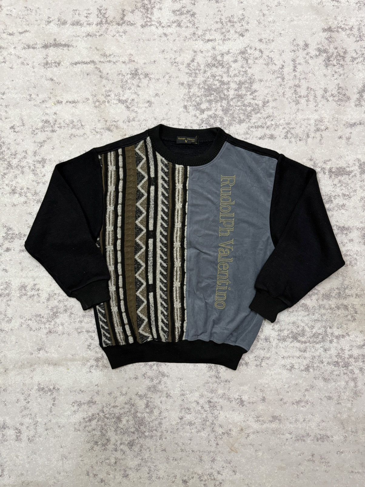 Valentino Vintage Rudolph Valentino Knit Sweatshirt Size US S / EU 44-46 / 1 - 3 Thumbnail