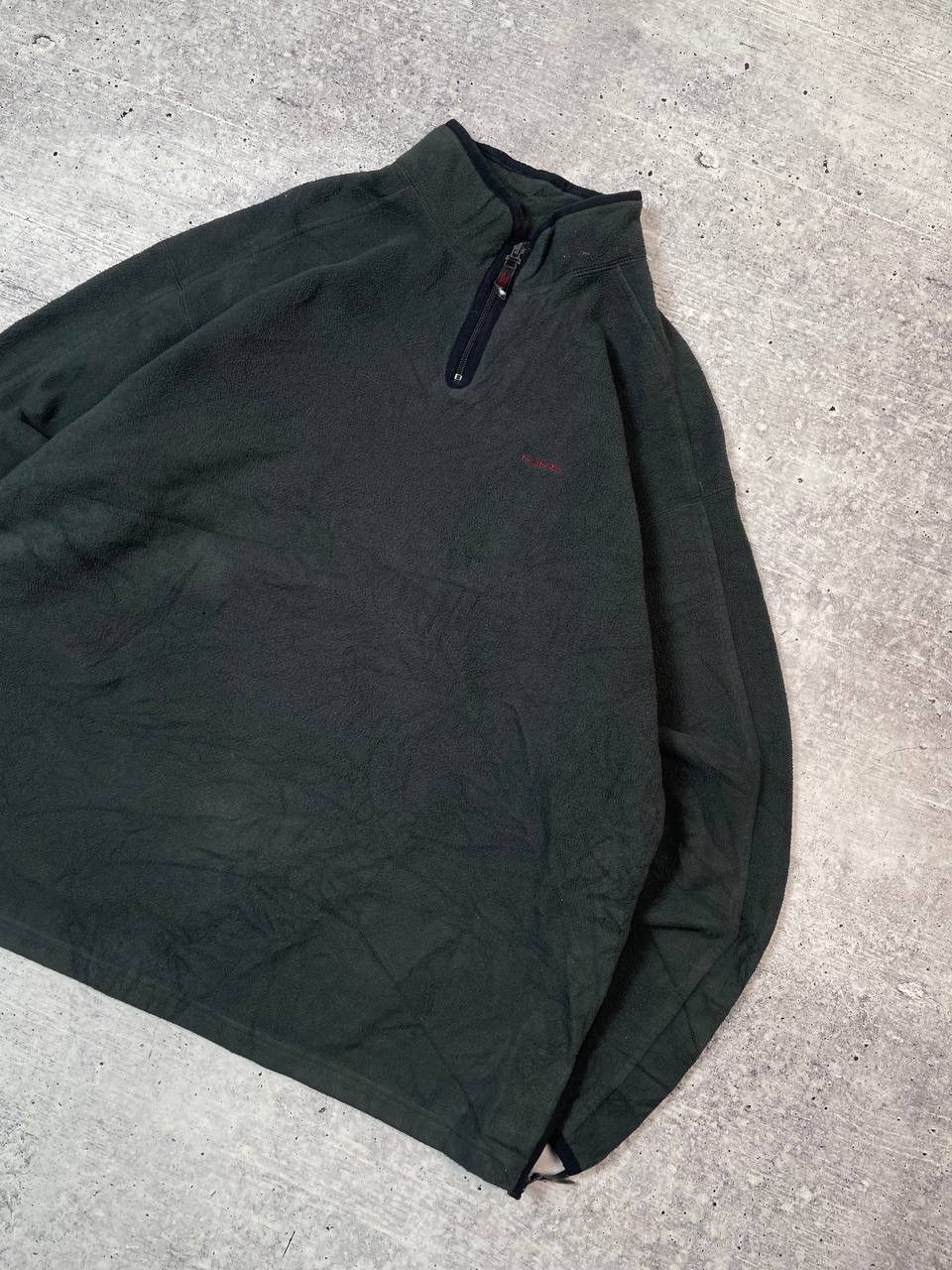 Nike Vintage 00s Nike Logo Half Zip Fleece Jacket Y2K Size US XL / EU 56 / 4 - 3 Thumbnail