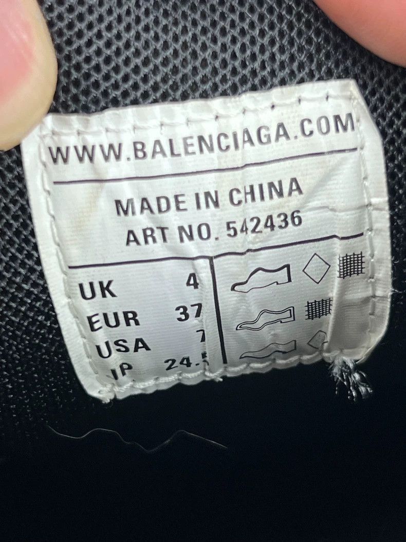 Balenciaga balenciaga black track sneakers size 37-2507 Size US 5.5 / EU 38 - 6 Thumbnail