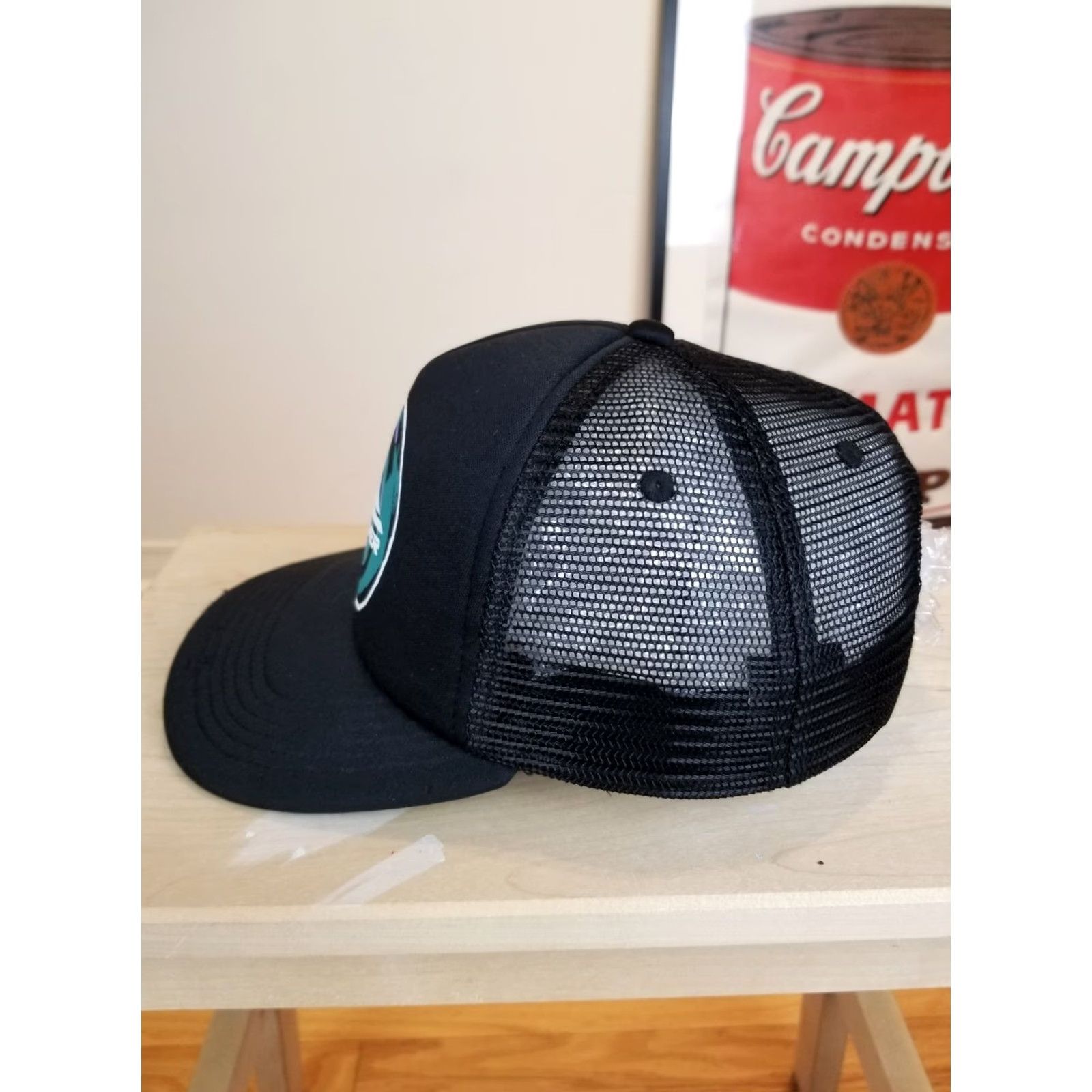 Quiksilver VINTAGE Y2K QUIKSILVER TRUCKER HAT SZ 55CM Snapback Blue Cap Trucker Hat 7 1/2 Mens Womens Boys Girls Size ONE SIZE - 2 Thumbnail
