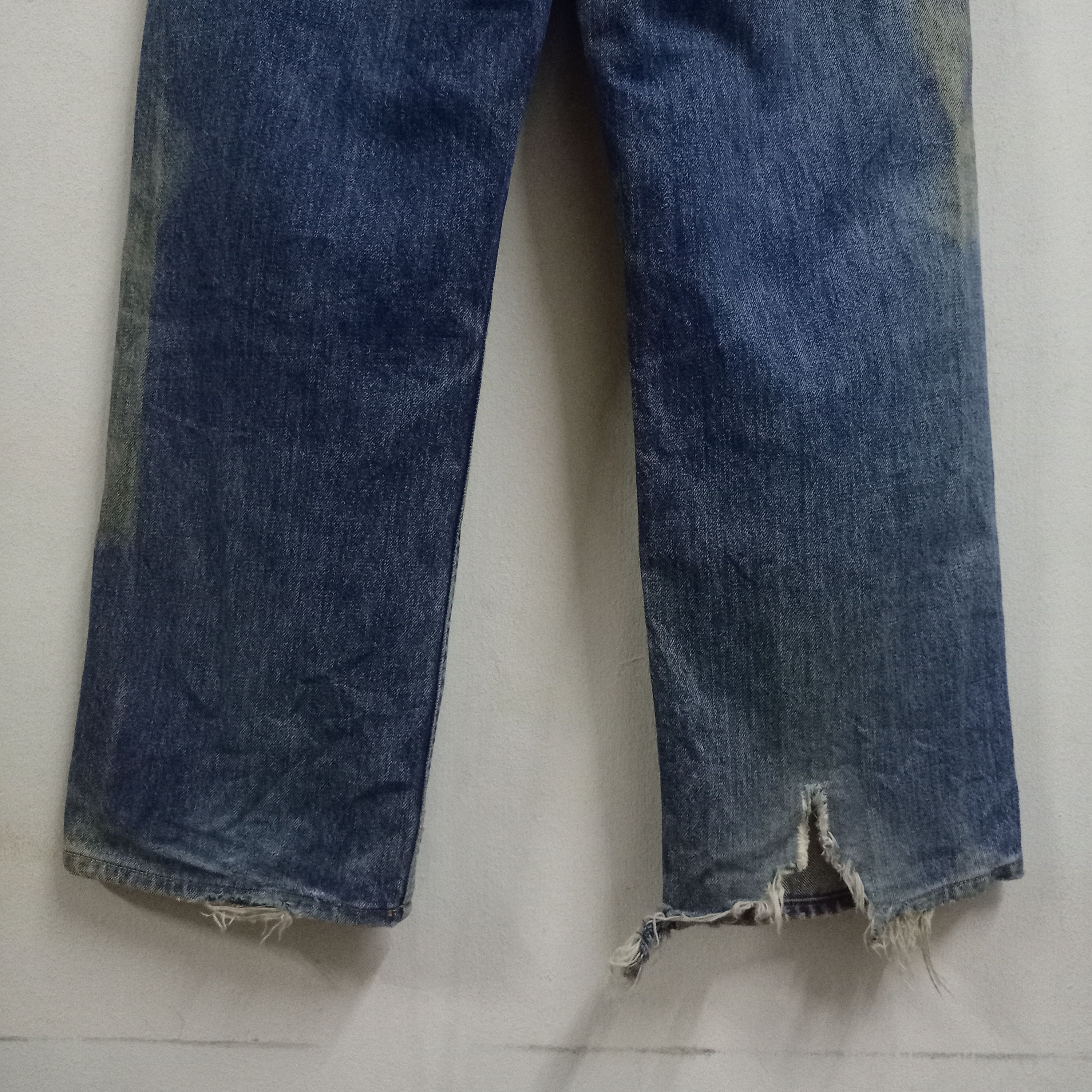 Levi's × Levi's Vintage Clothing Vintage Levis 508 Mud Wash Distressed Baggy Jeans 30x28 Size US 30 / EU 46 - 8 Thumbnail