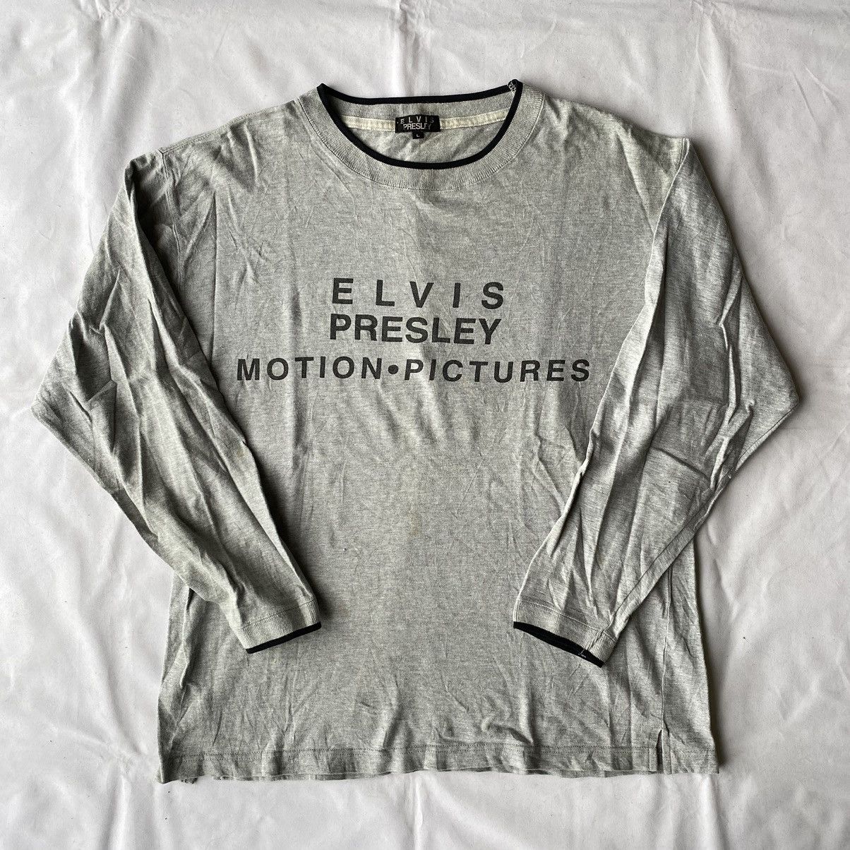 Band Tees × Vintage Vintage Official Elvis Presley Long Sleeve Tees Size US L / EU 52-54 / 3 - 2 Thumbnail