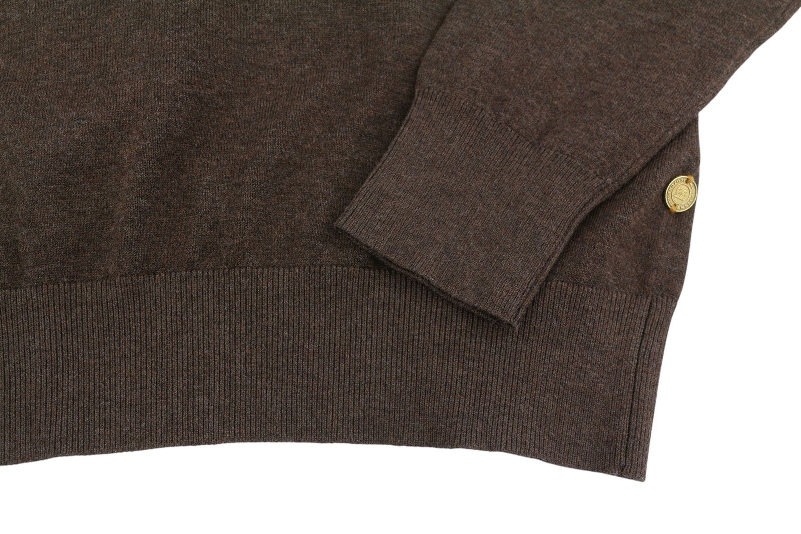 Scotch & Soda L Brown Melange High Neck Knit Jumper 88562 Size US L / EU 52-54 / 3 - 5 Thumbnail