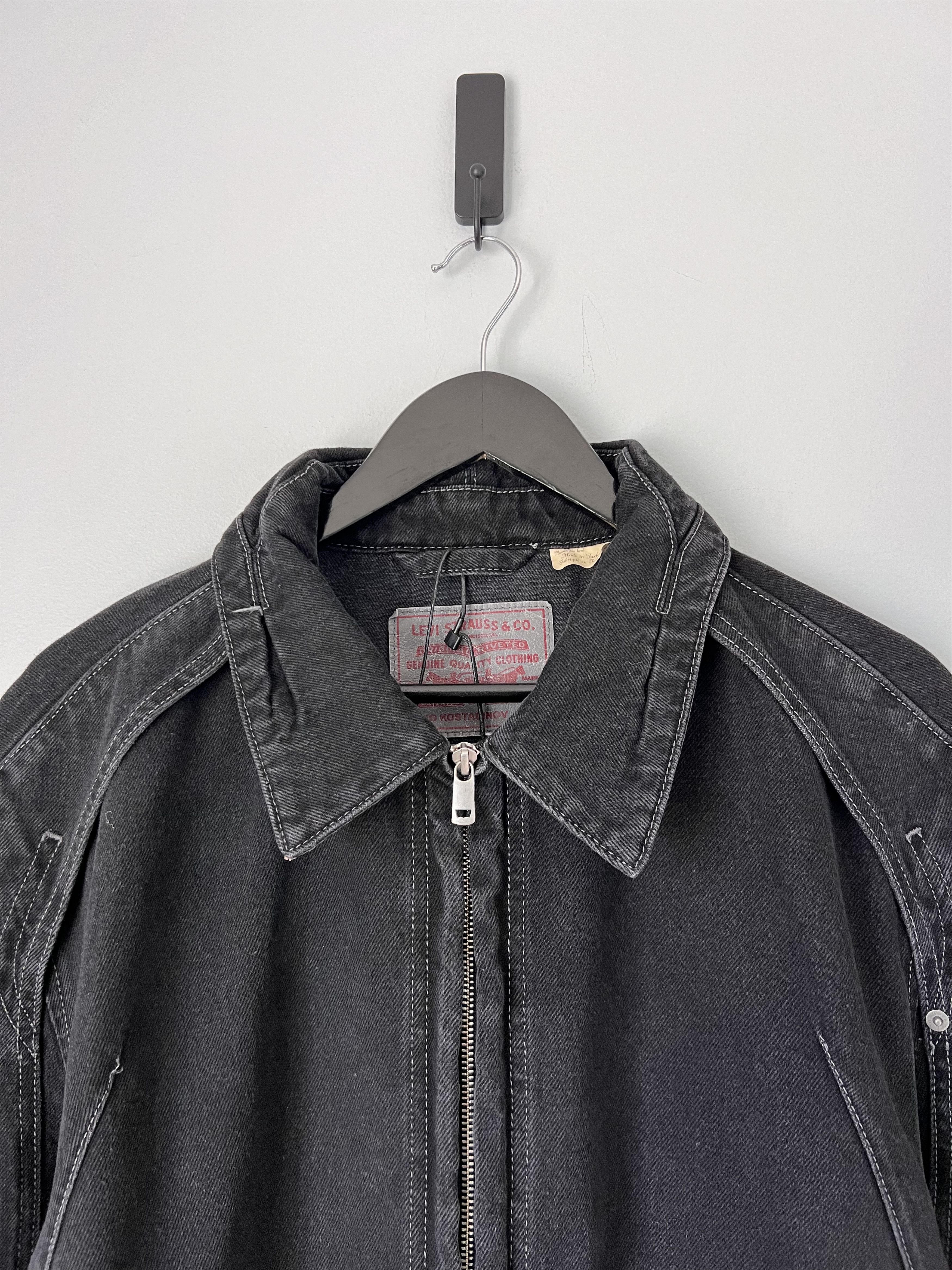 Kiko Kostadinov × Levi's Kiko Kostadinov Levi's Denim Jacket in Black Size US XL / EU 56 / 4 - 2 Thumbnail