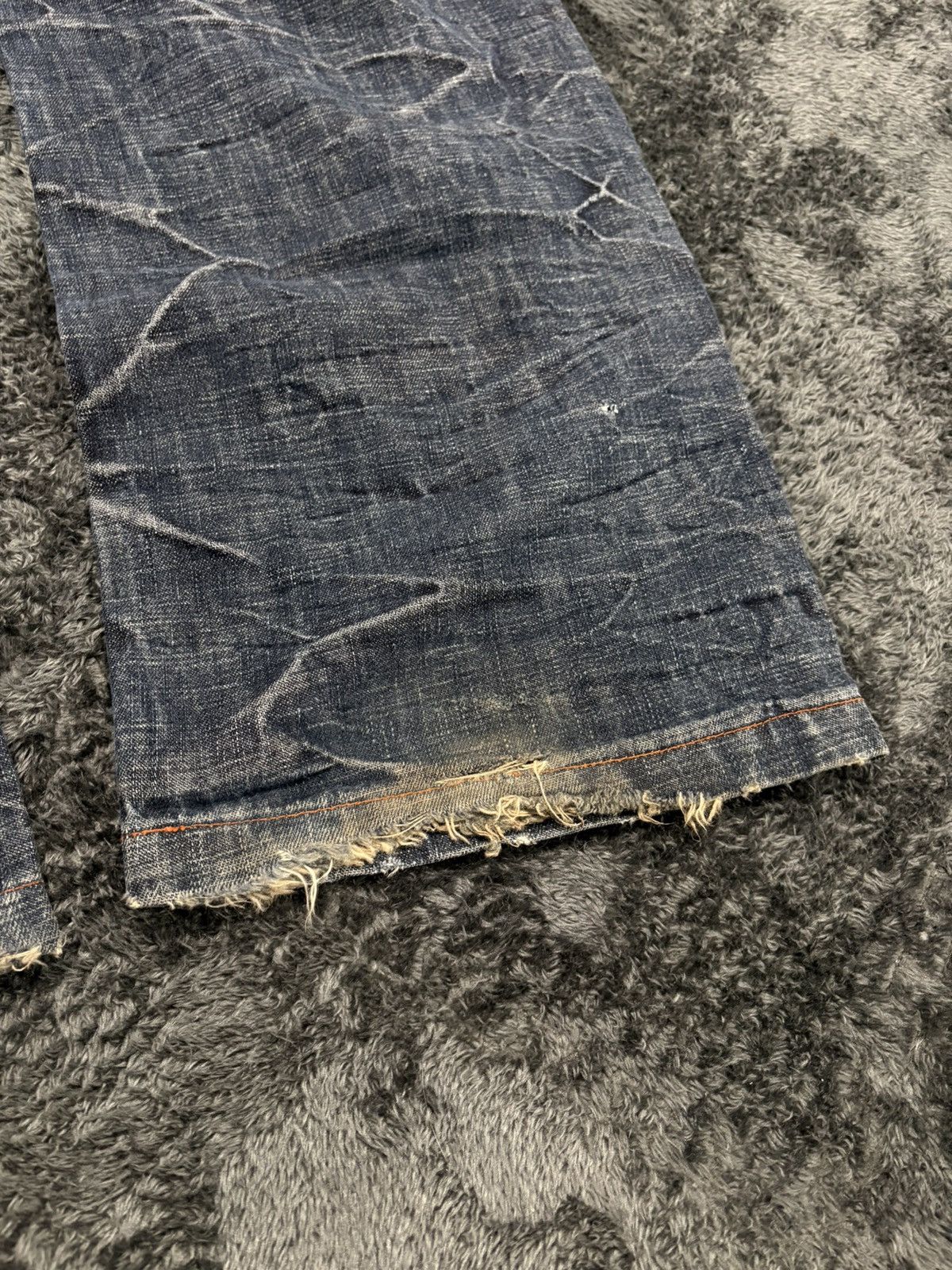 Hysteric Glamour Rare Vintage Y2K Baggy Distressed Jeans Size US 34 / EU 50 - 7 Thumbnail