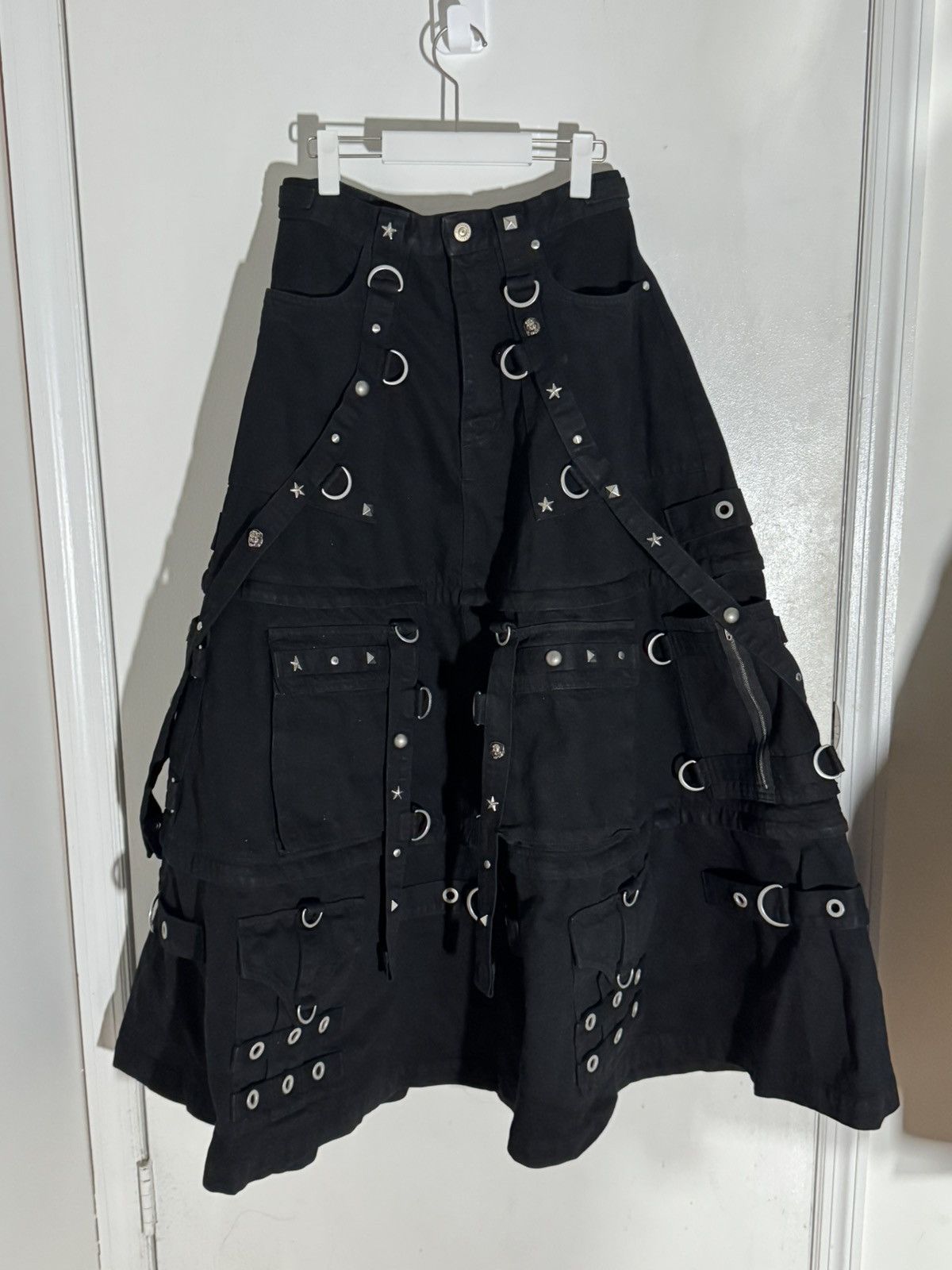 Balenciaga Balenciaga SS 22 Maxi Raver Denim Skirt Size US 30 / EU 46 - 1 Thumbnail