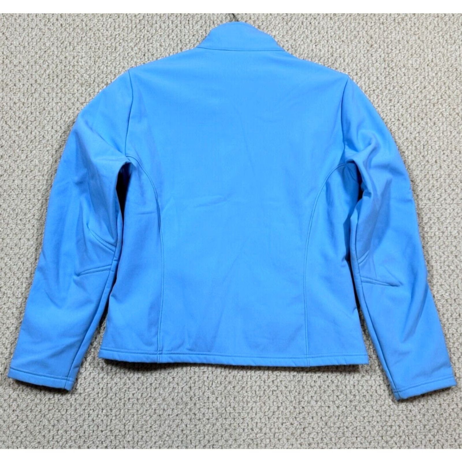 Obermeyer Obermeyer Jacket Womens Size 10 Blue Hybrid Quilted Soft Shell Full Zip Jacket Size L / US 10 / IT 46 - 2 Thumbnail