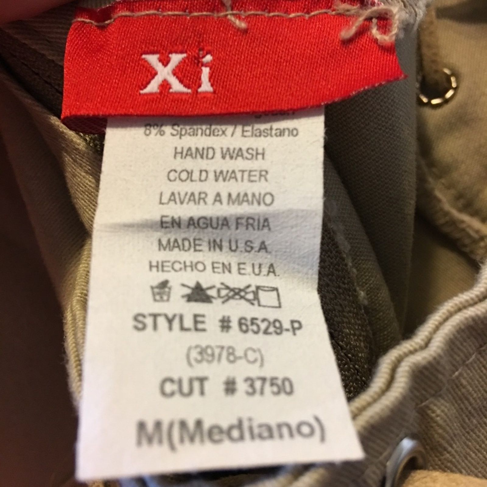 Vintage Vintage 90s Xi tan worn look corded jeans NWOT M Size 30" / US 8 / IT 44 - 6 Thumbnail