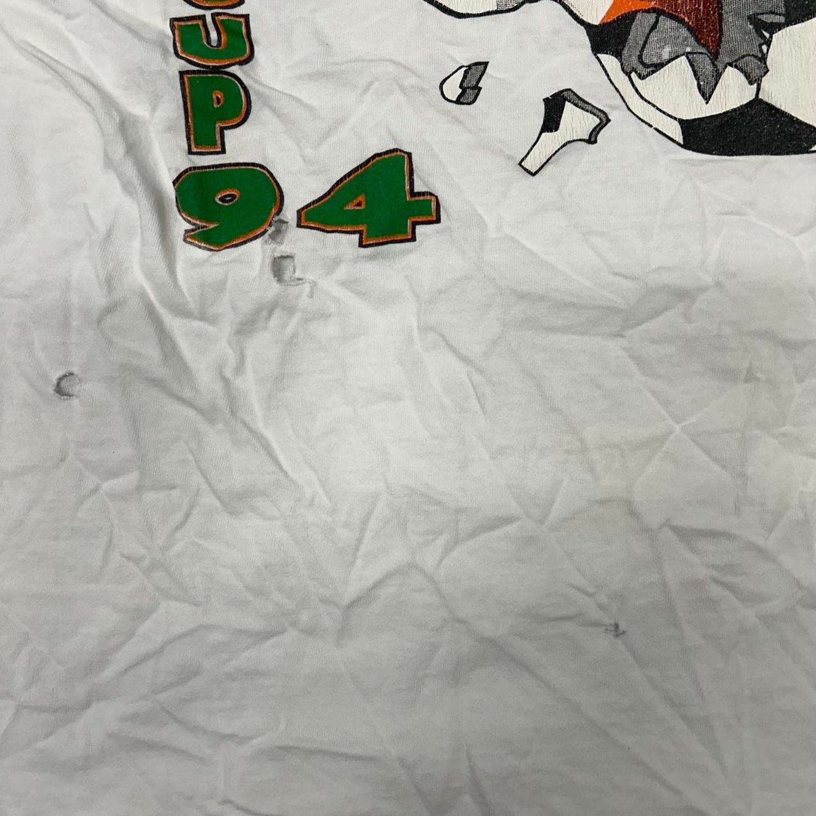Fruit Of The Loom 1994 Tony Award/World Cup Test Print T-shirt Size US XL / EU 56 / 4 - 8 Thumbnail