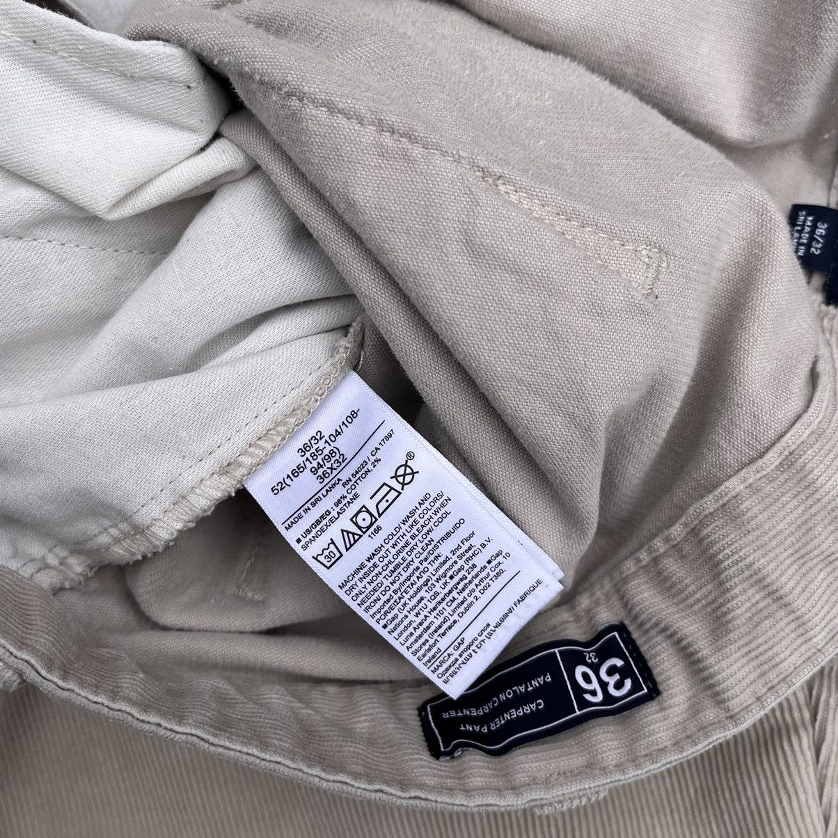 Gap × Vintage Vintage Double Knee Workwear Pants Corduroy Carhartt Style Size US 36 / EU 52 - 10 Thumbnail
