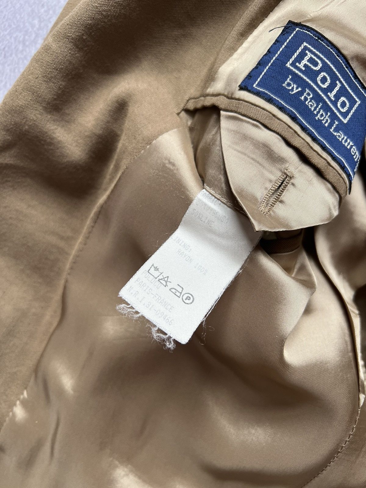 Polo Ralph Lauren Vintage 90s Polo Ralph Lauren Linen/Viscose Blazer Size L Size 50R - 11 Thumbnail