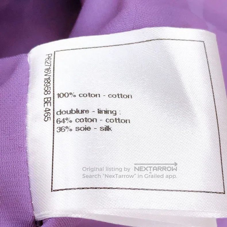 Chanel Chanel 20C purple four-pocket jacket Size XXS / US 00 / IT 34 - 7 Thumbnail