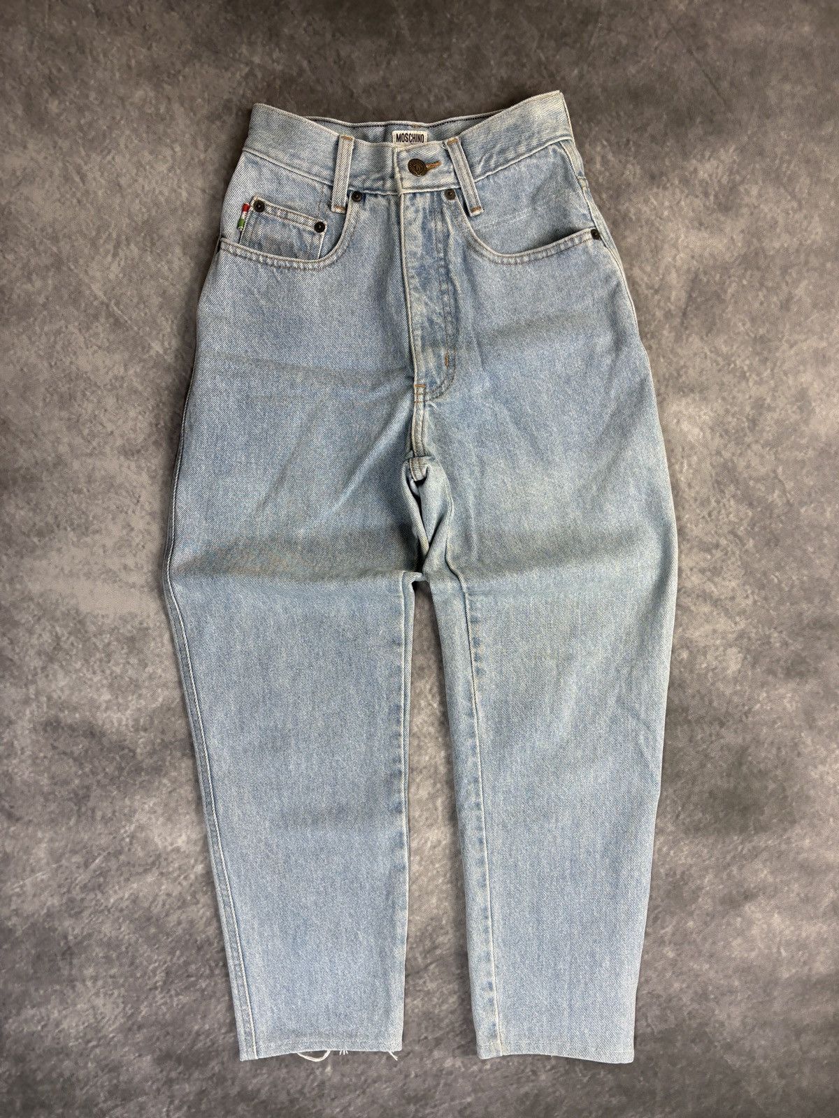 Moschino × Vintage Vintage Moschino Jeans 1990s 2000s Made in USA Denim Pants Size 27" / US 4 / IT 40 - 12 Thumbnail