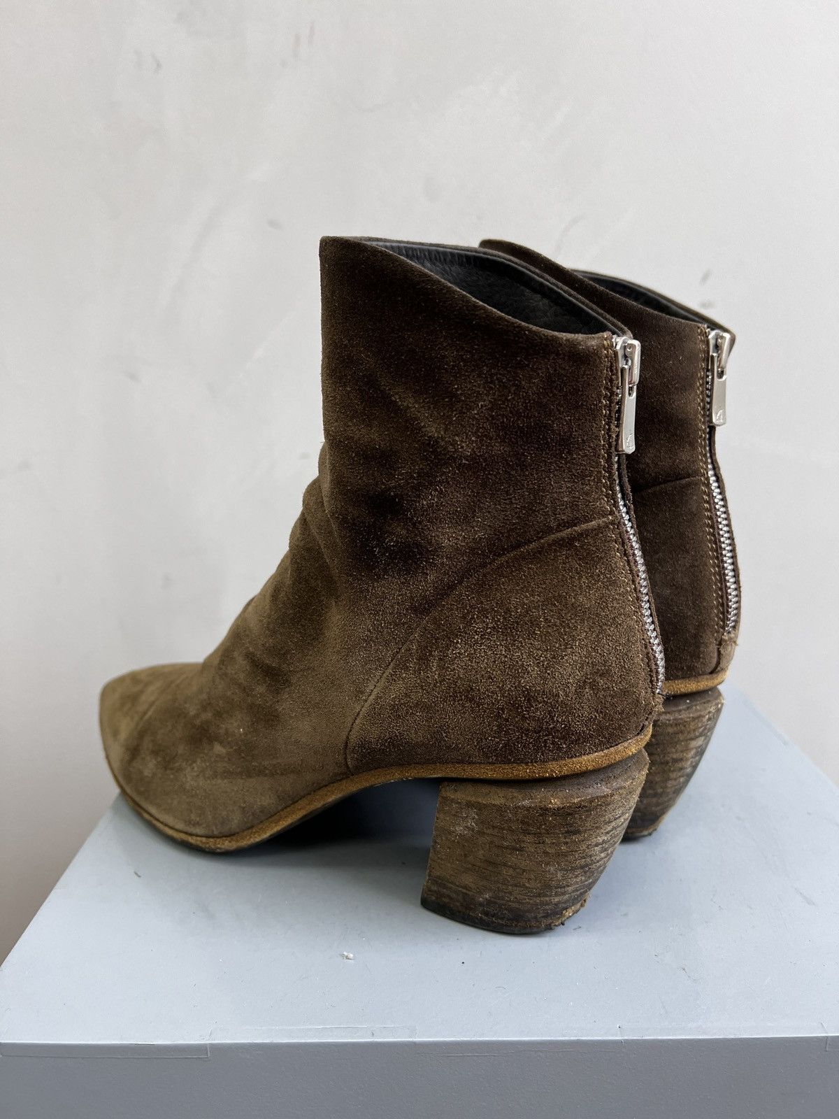 Other Suede leather OFFICEINE CREATIVE AVANT GARDE BOOTS HEEL Size US 9 / IT 39 - 6 Thumbnail
