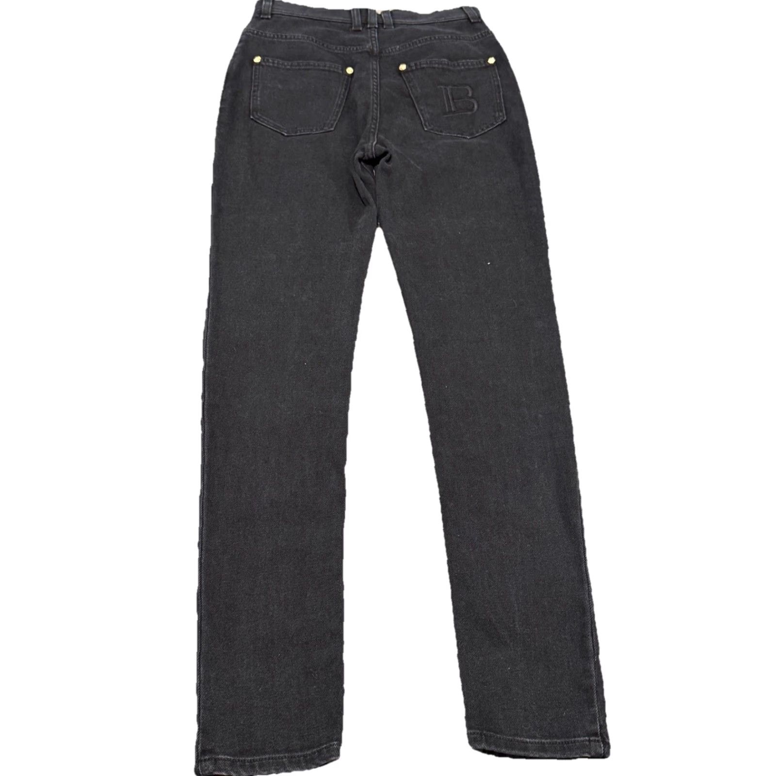 Balmain VINTAGE Balmain Paris Men Jeans Skinny Denim Black Size 27x29.5 Size US 27 - 6 Thumbnail