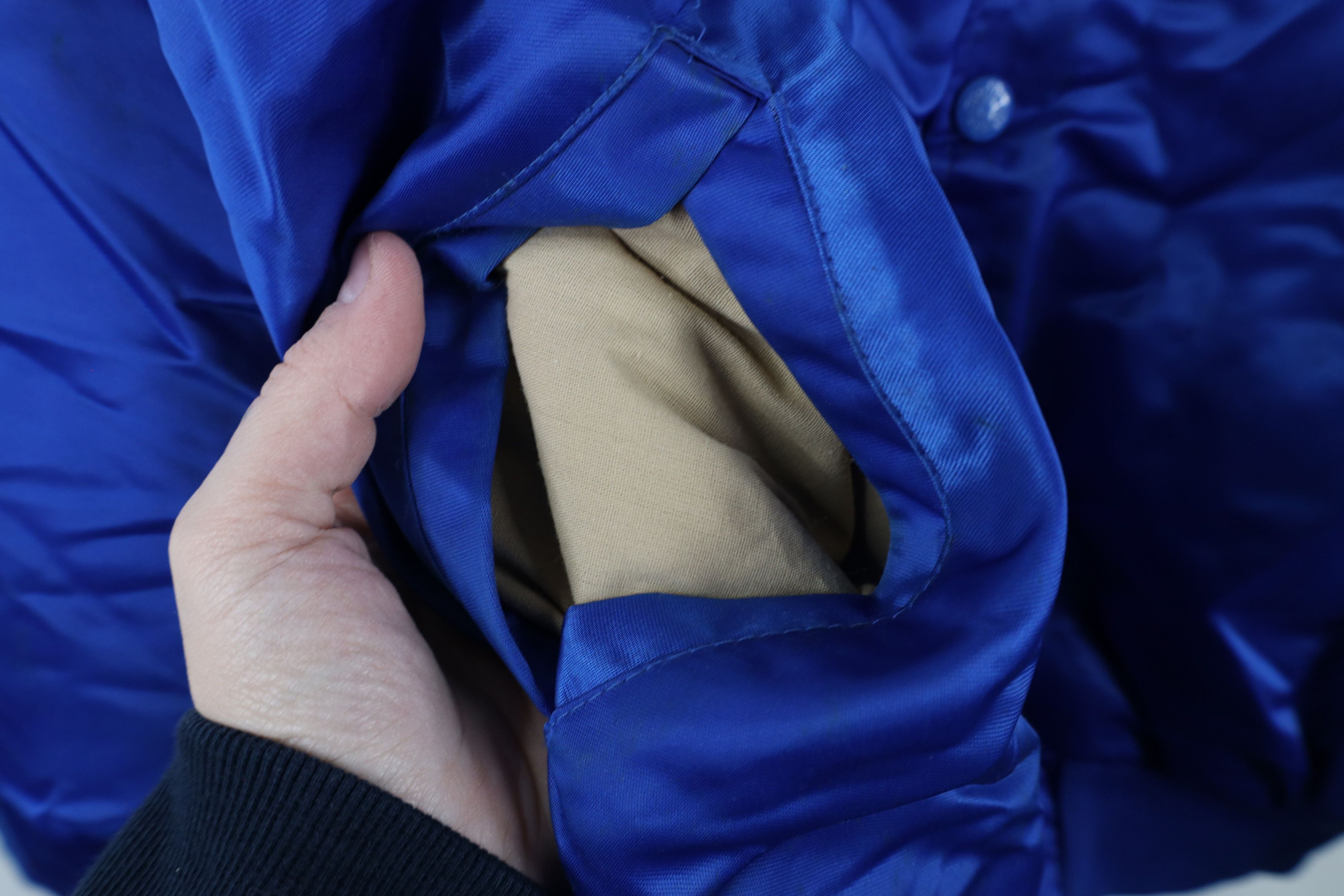 Vintage Vintage 70s 80s Frankies Softball Satin Bomber Jacket Size US XL / EU 56 / 4 - 10 Thumbnail