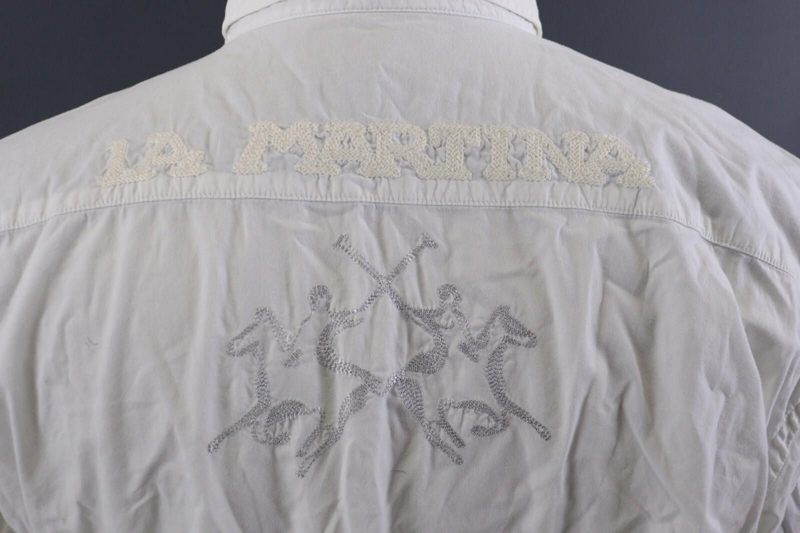 OVER THE STRiPES La Martina Buenos Aires White Dress Shirt 18 / 45 / XXL Size US XXL / EU 58 / 5 - 11 Thumbnail