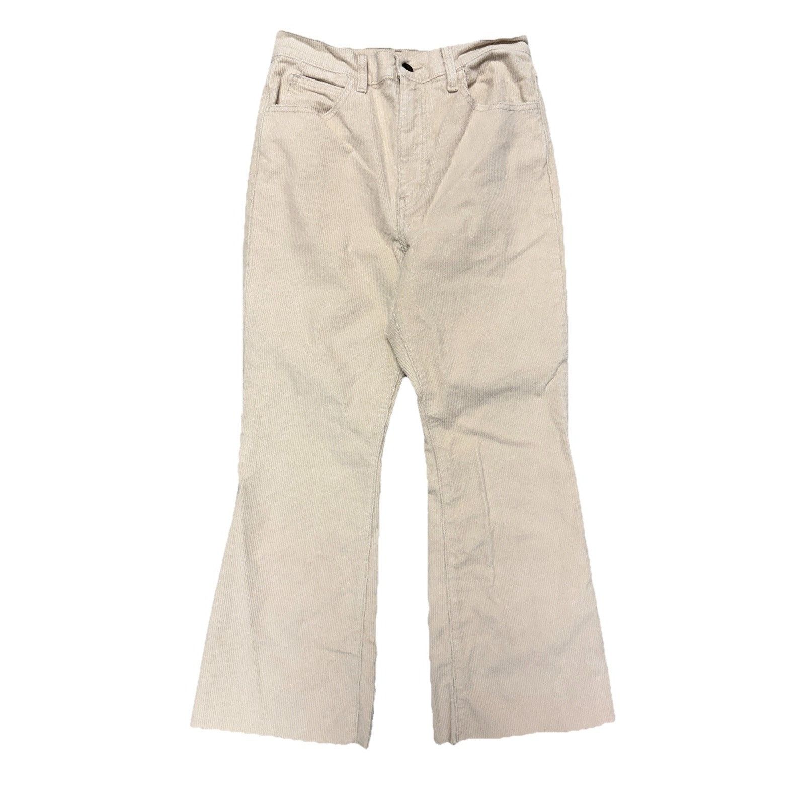 Levi's Levi's 70s High Flare Corduroy Pants Womens 29 Cream LVC Size 29" - 1 Thumbnail