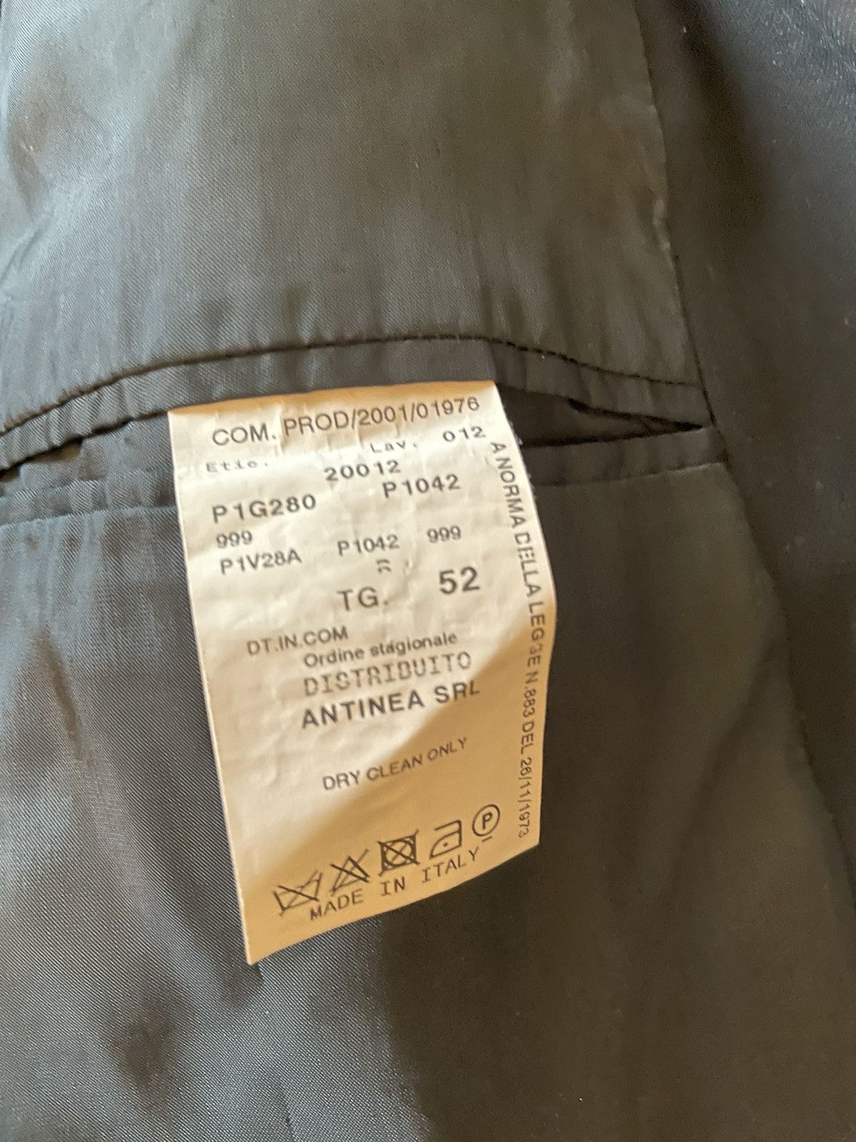 Emporio Armani 4-Button Wool Suit Jacket Size 42R - 5 Thumbnail