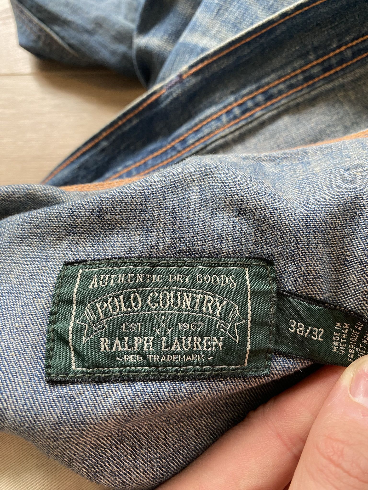 RRL Ralph Lauren Polo Ralph Lauren Relaxed Fit Distressed Carpenter Jean Size US 38 / EU 54 - 24 Thumbnail