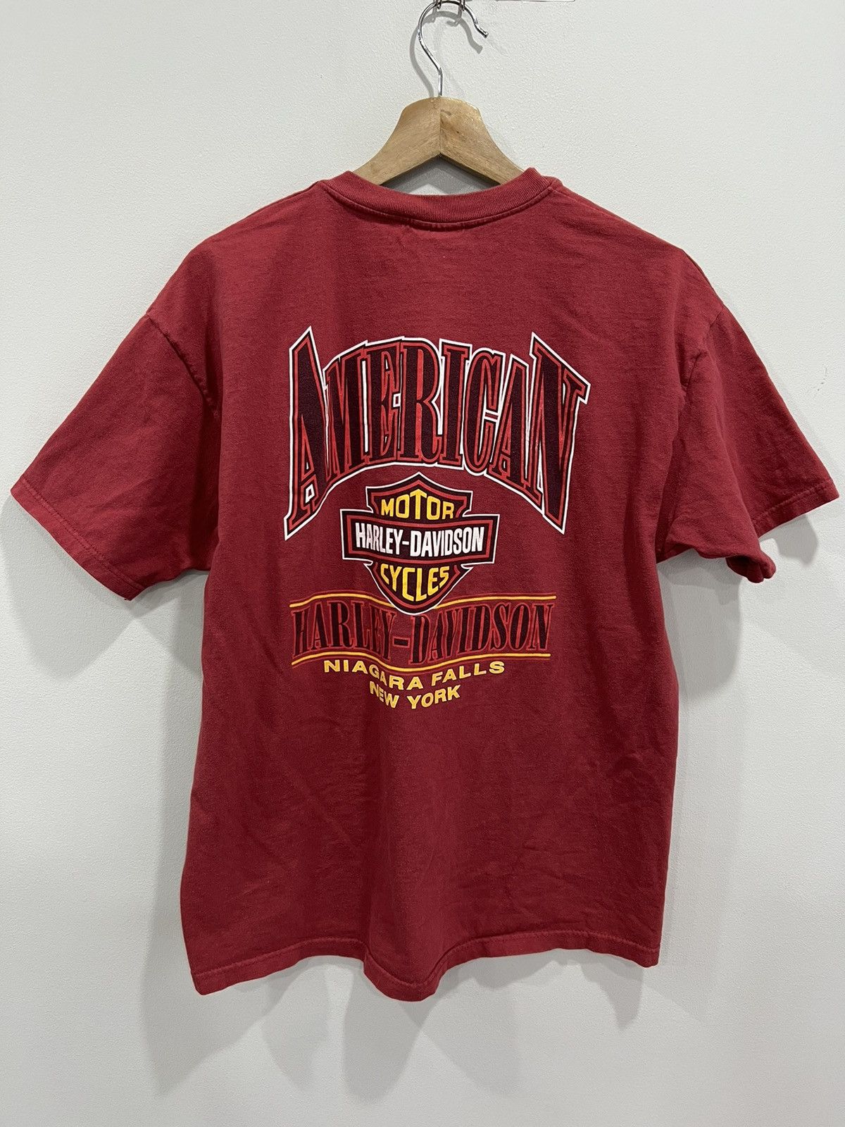 Harley Davidson Vintage Harley Davidson Tee Shirt eagle Size US L / EU 52-54 / 3 - 4 Thumbnail